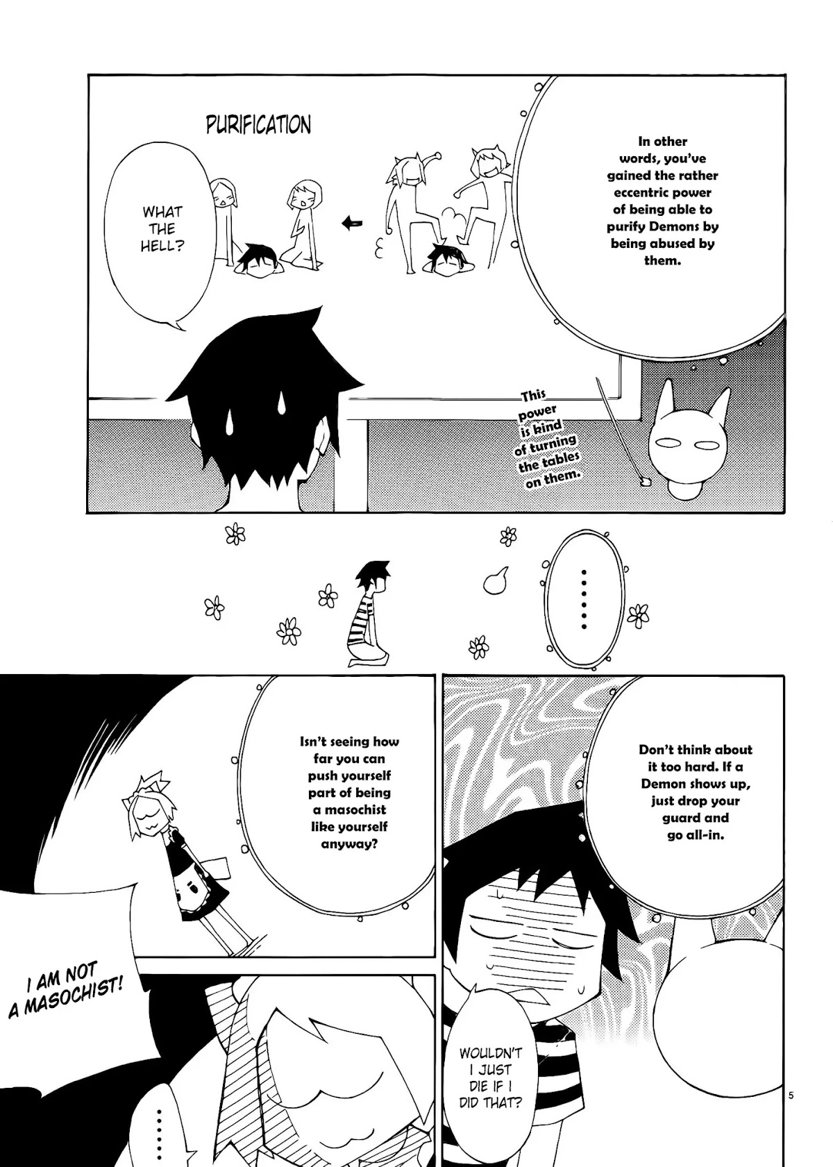 Blade Play Chapter 28 page 5 - Chapter 28: I'm a Masochist ♡