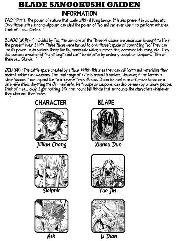 Blade Sangokushi Gaiden Chapter 1 page 1 - Chapter 1