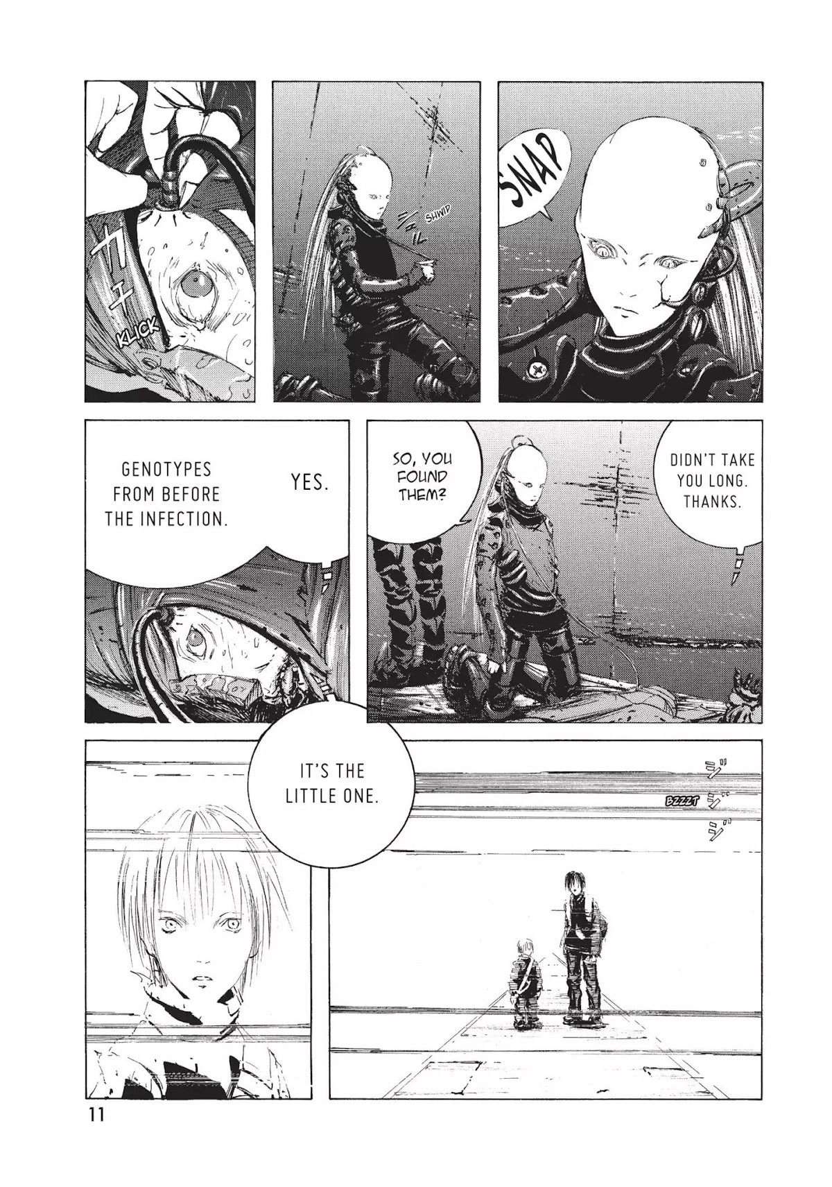 Blame! Chapter 1 page 11 - Chapter 1: Vol.1 LOG.1: Net Terminal Gene