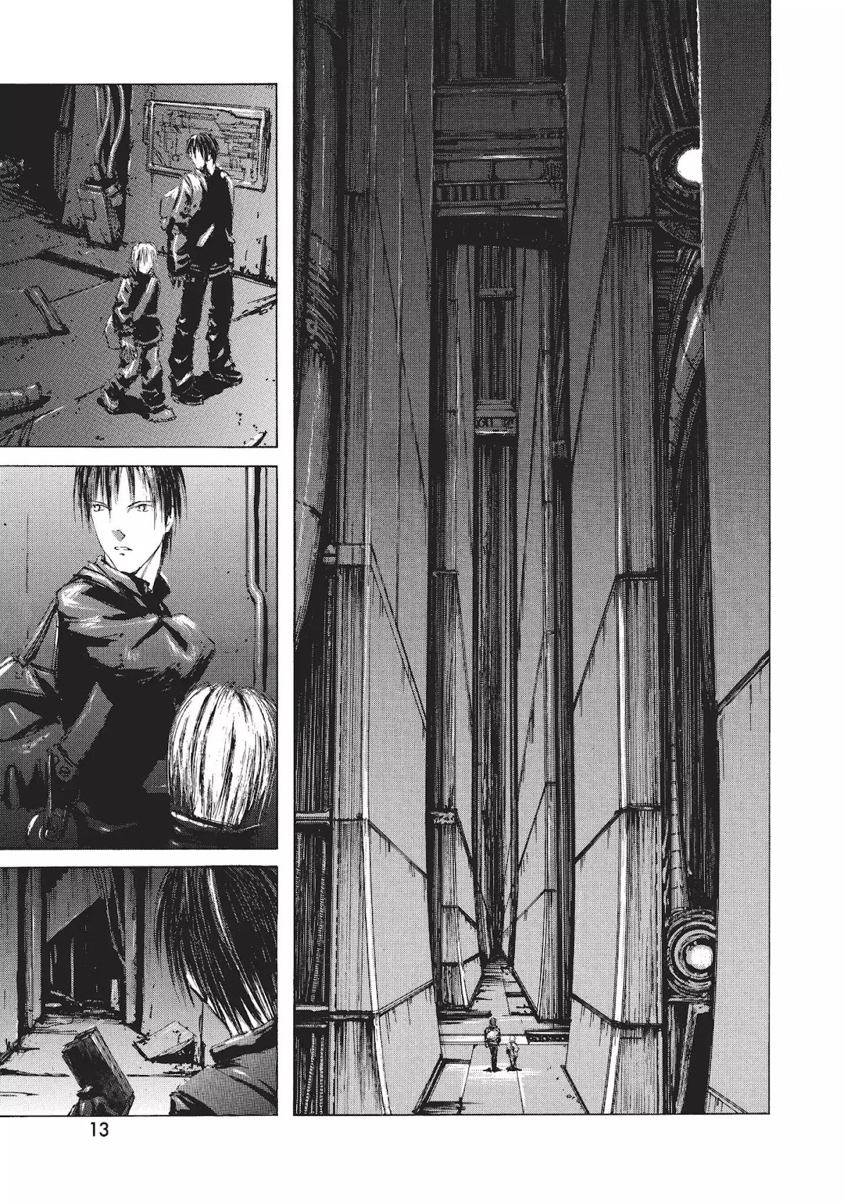 Blame! Chapter 1 page 13 - Chapter 1: Vol.1 LOG.1: Net Terminal Gene