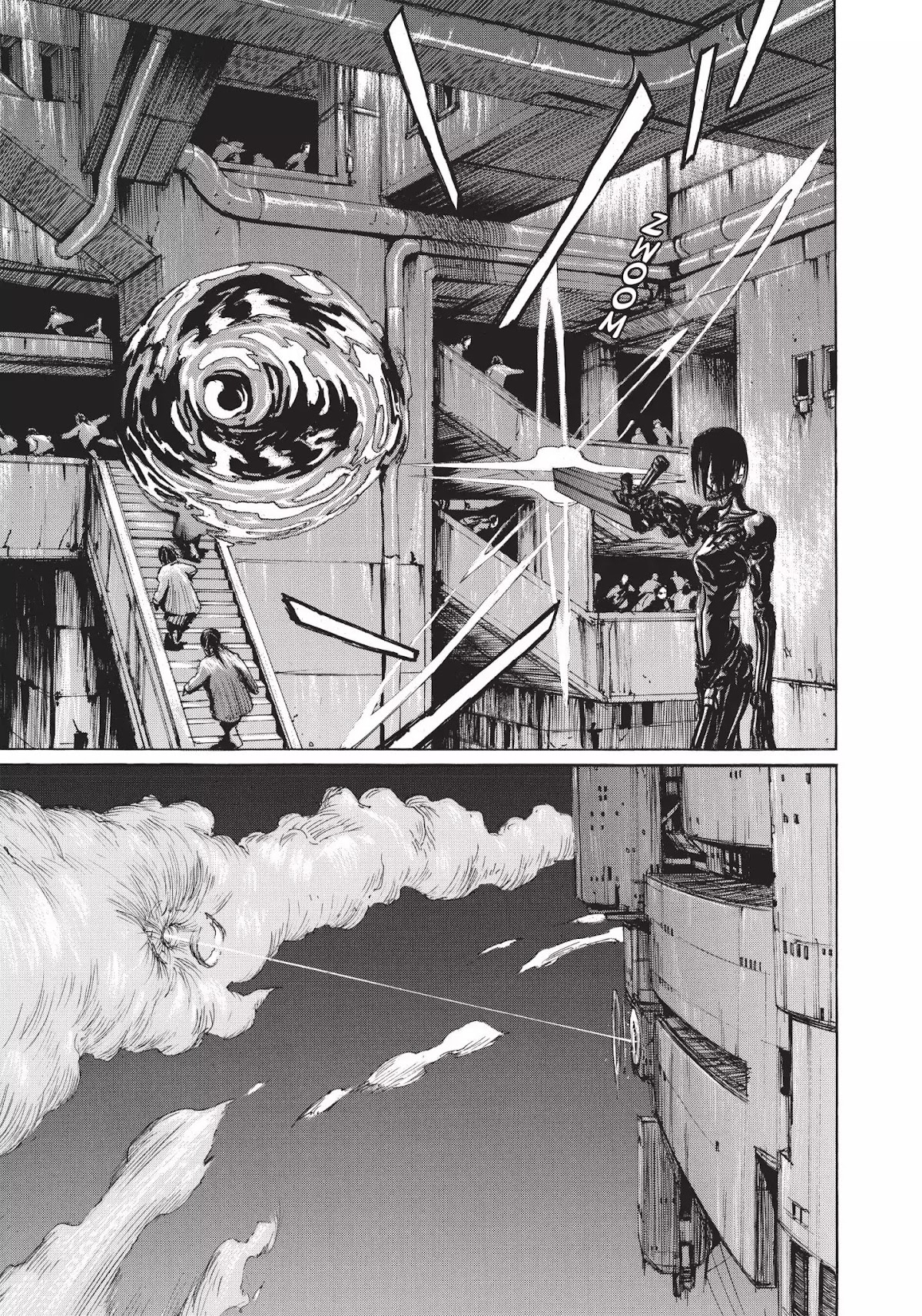 Blame! Chapter 16 page 17 - Chapter 16: Vol.2 LOG.16: The Attack