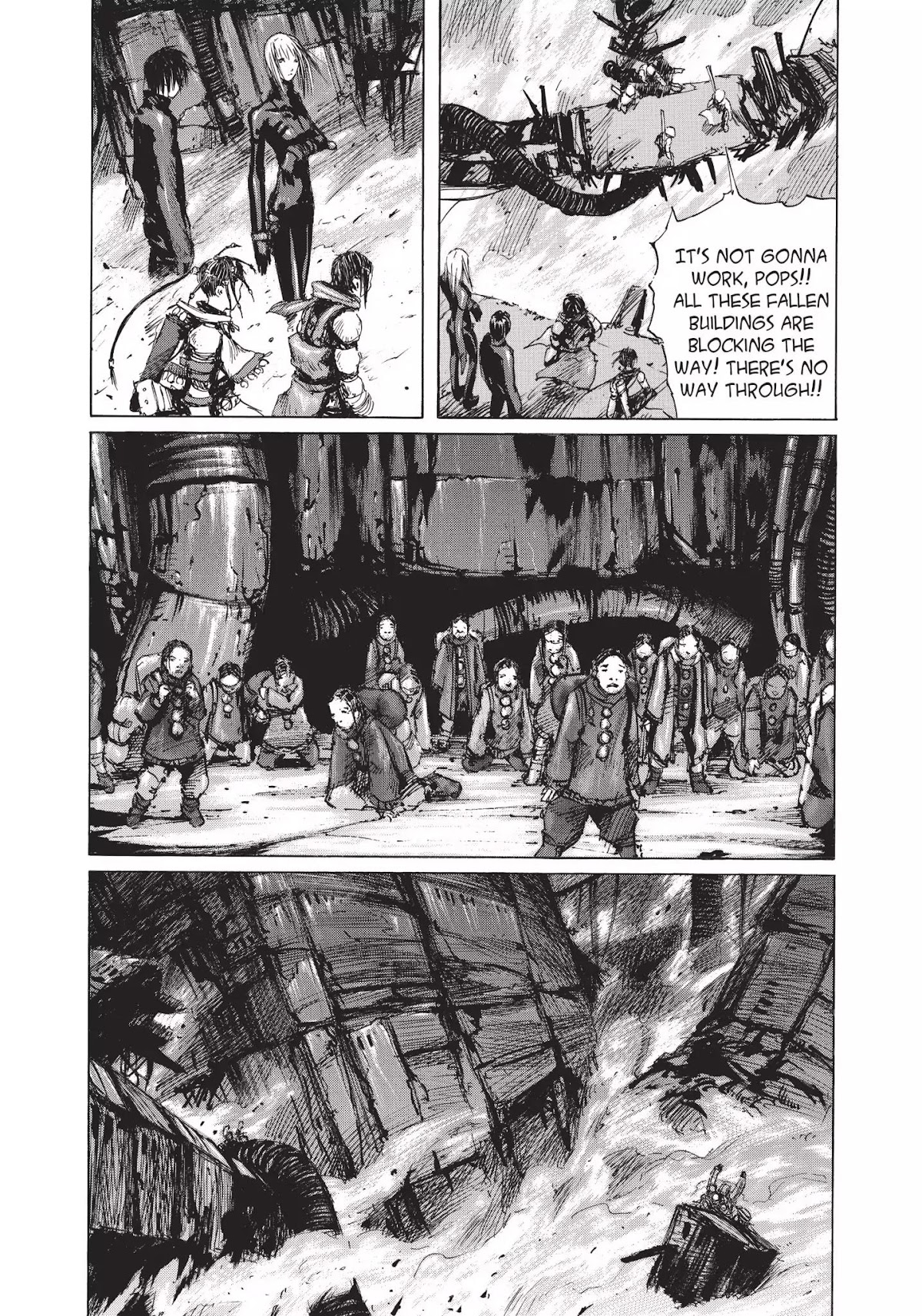Blame! Chapter 17 page 18 - Chapter 17: Vol.2 LOG.17: Language Matrix