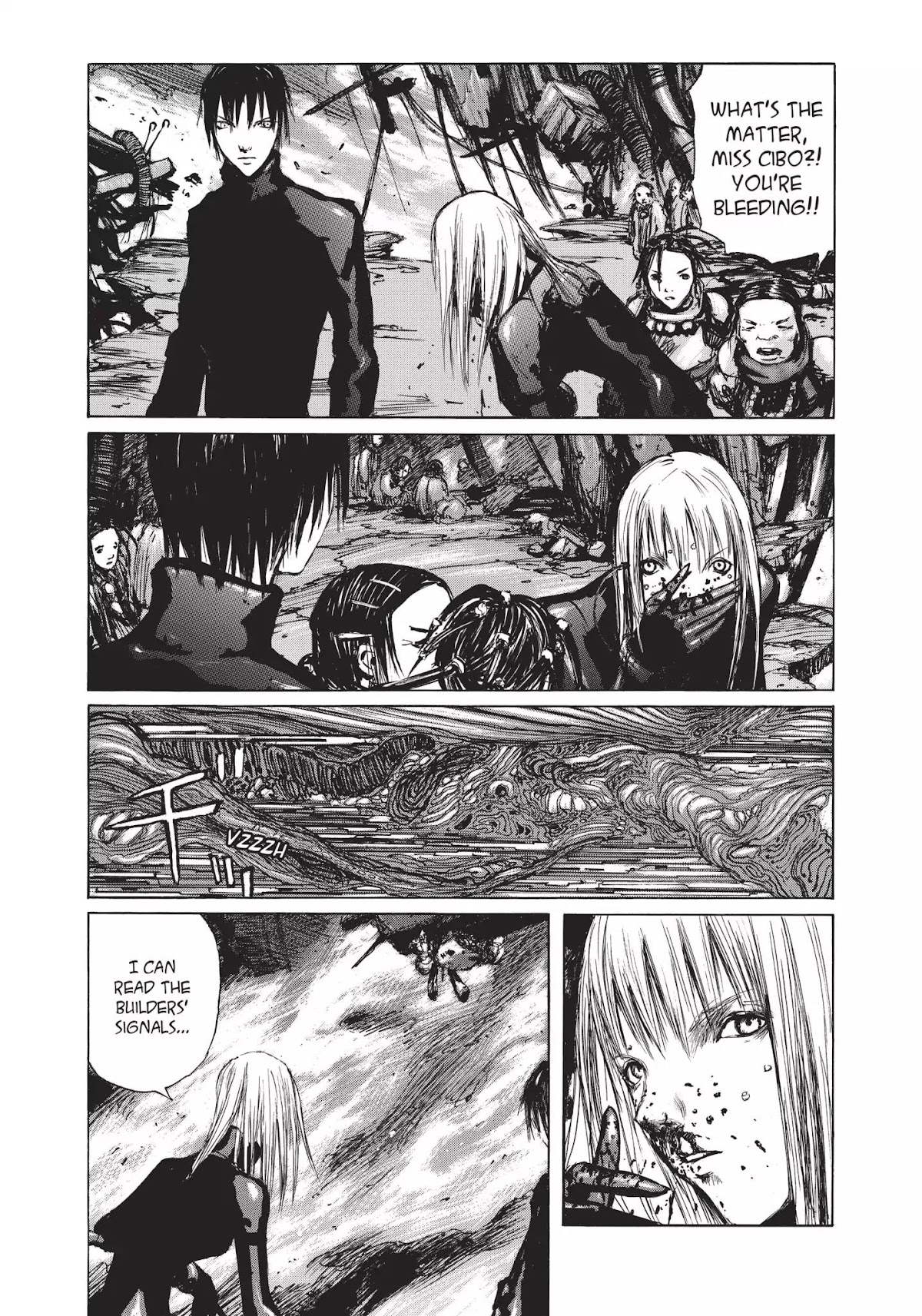 Blame! Chapter 17 page 22 - Chapter 17: Vol.2 LOG.17: Language Matrix
