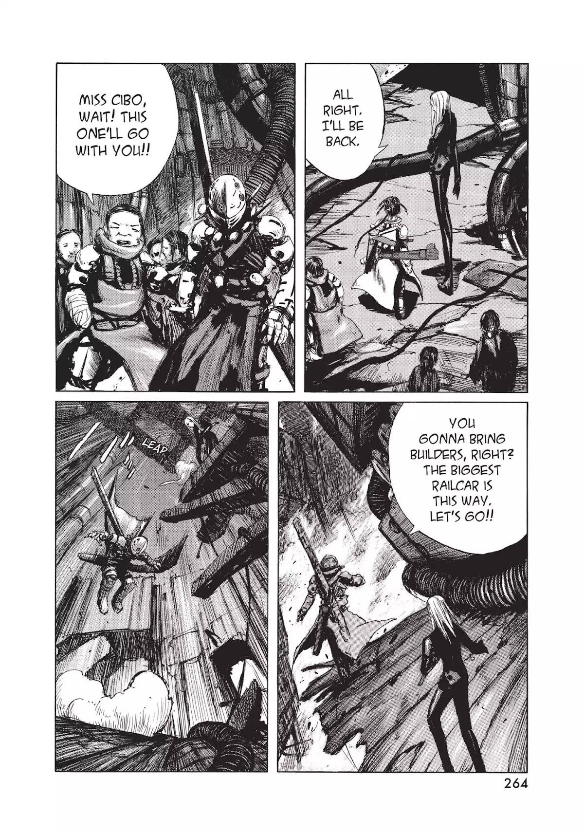 Blame! Chapter 17 page 23 - Chapter 17: Vol.2 LOG.17: Language Matrix