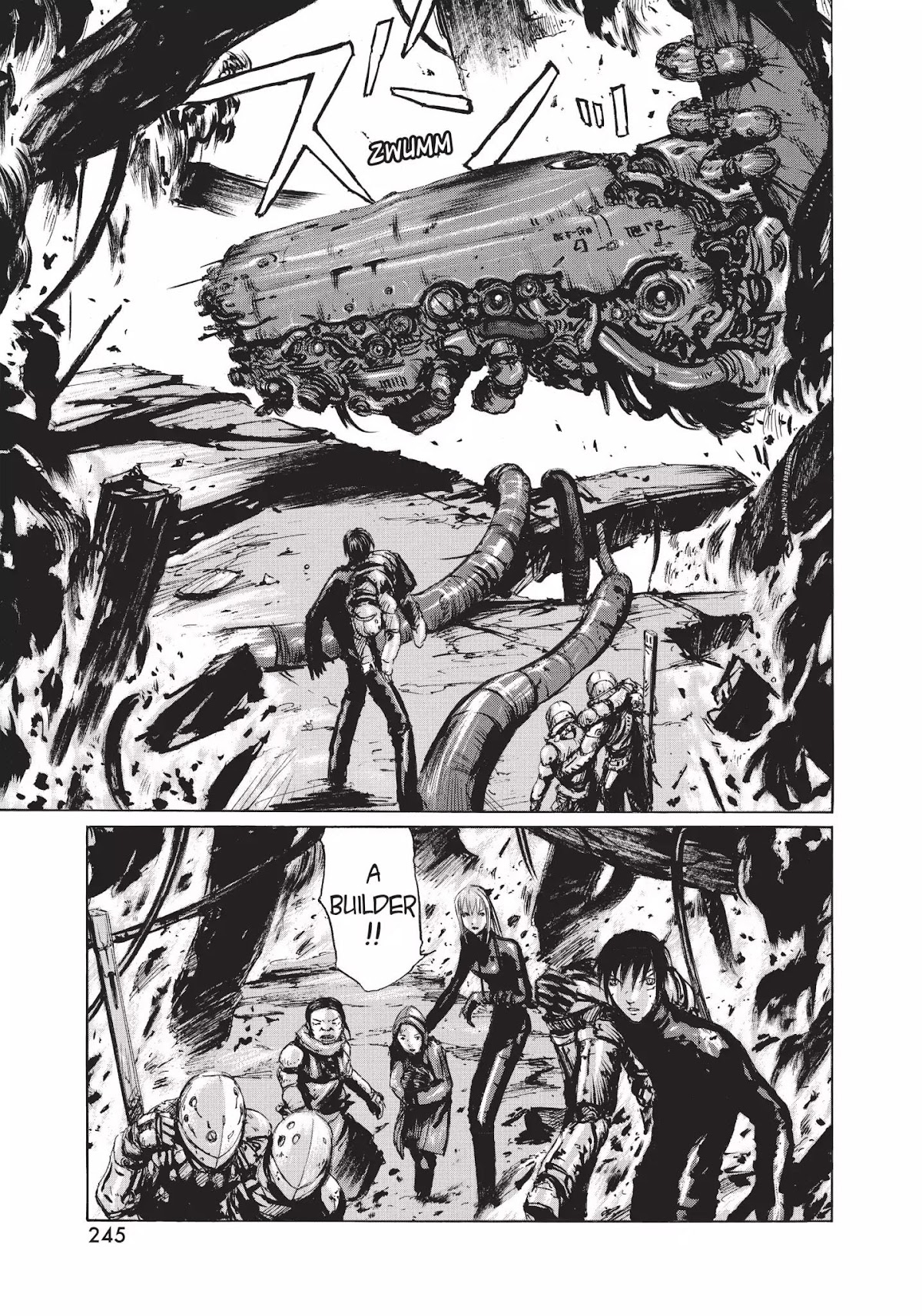 Blame! Chapter 17 page 4 - Chapter 17: Vol.2 LOG.17: Language Matrix