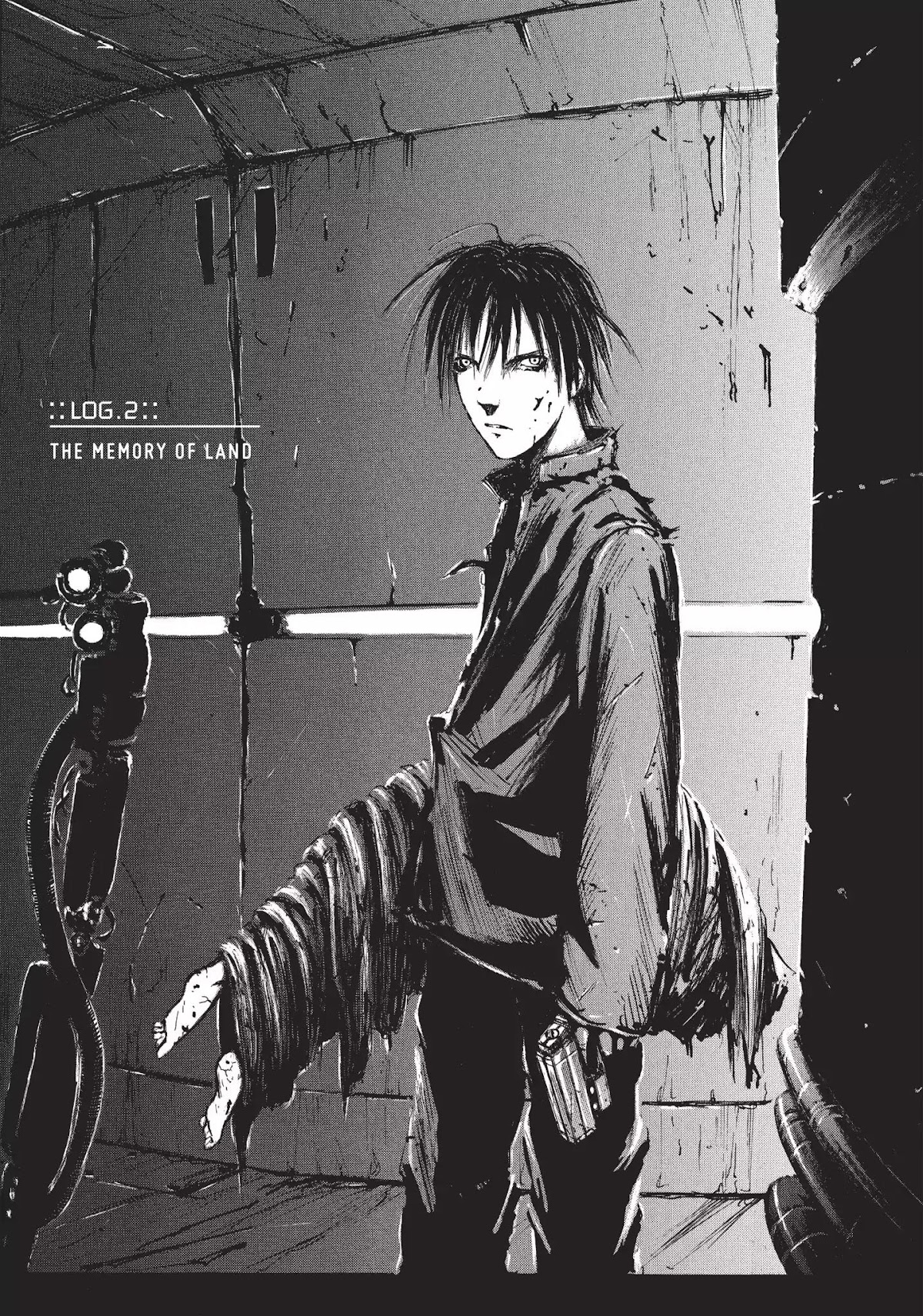 Blame! Chapter 2 page 1 - Chapter 2: Vol.1 LOG.2: The Memory of Land