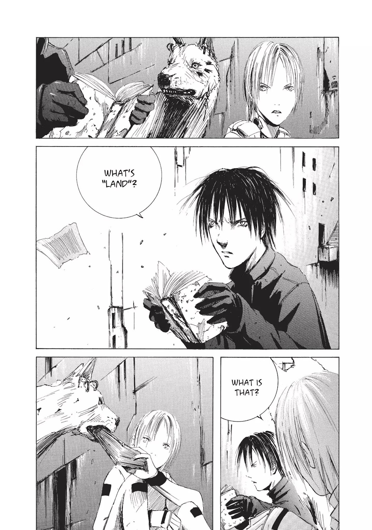 Blame! Chapter 2 page 22 - Chapter 2: Vol.1 LOG.2: The Memory of Land