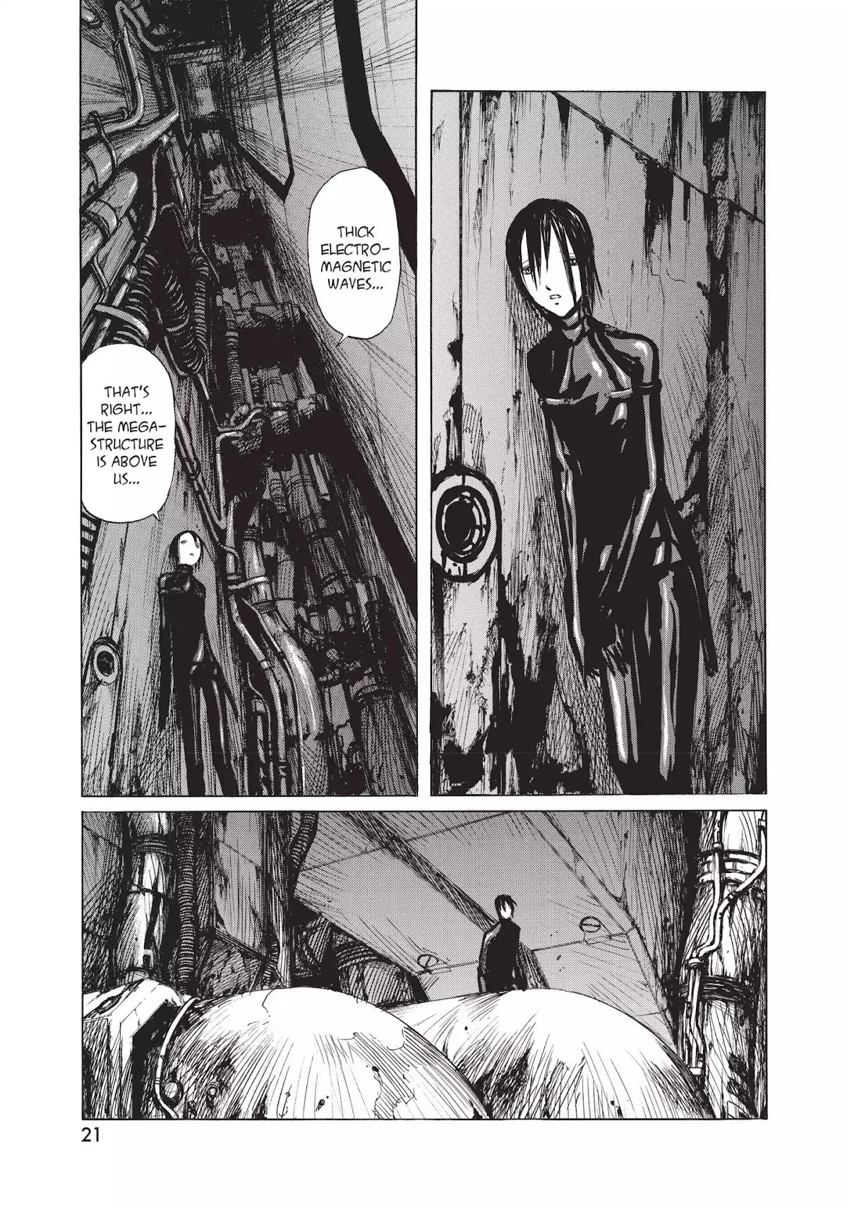 Blame! Chapter 21 page 22 - Chapter 21: Vol.3 LOG.21: The Hybrid
