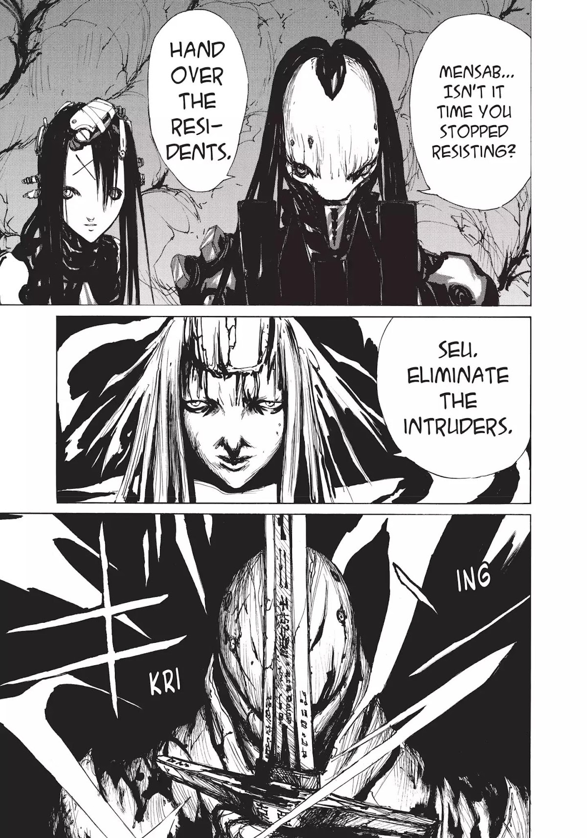 Blame! Chapter 23 page 22 - Chapter 23: Vol.3 LOG.23: The Digital Knight