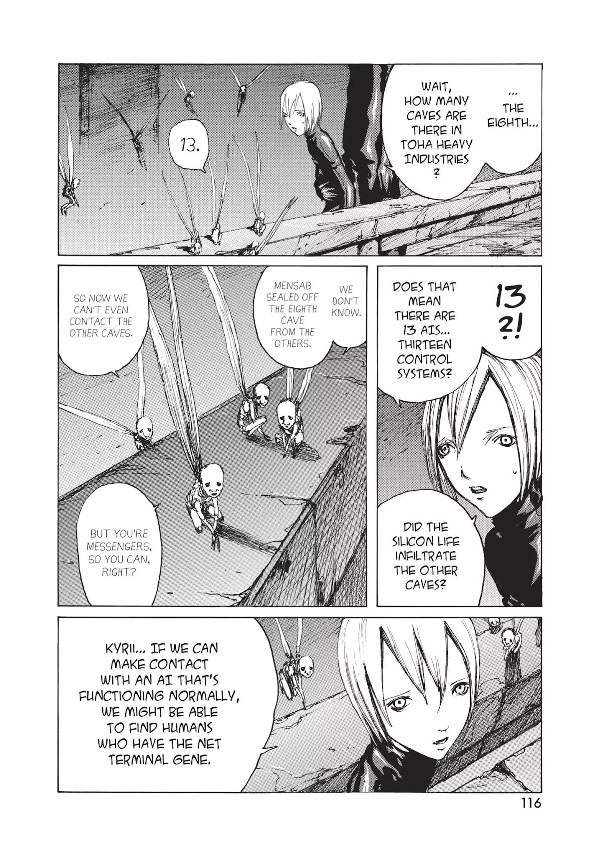 Blame! Chapter 24 page 11 - Chapter 24: Vol.3 LOG.24: The Eighth Cave