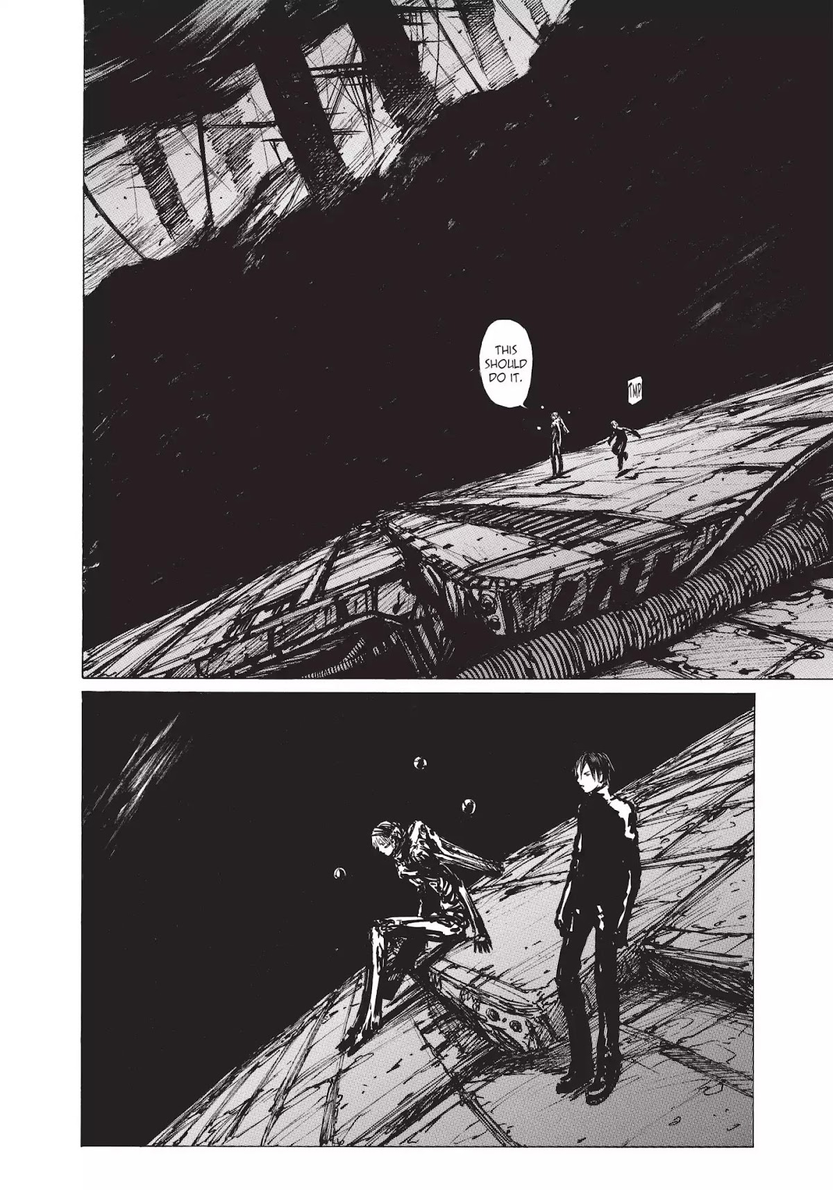 Blame! Chapter 26 page 16 - Chapter 26: Vol.3 LOG.26: The Unstable Cave