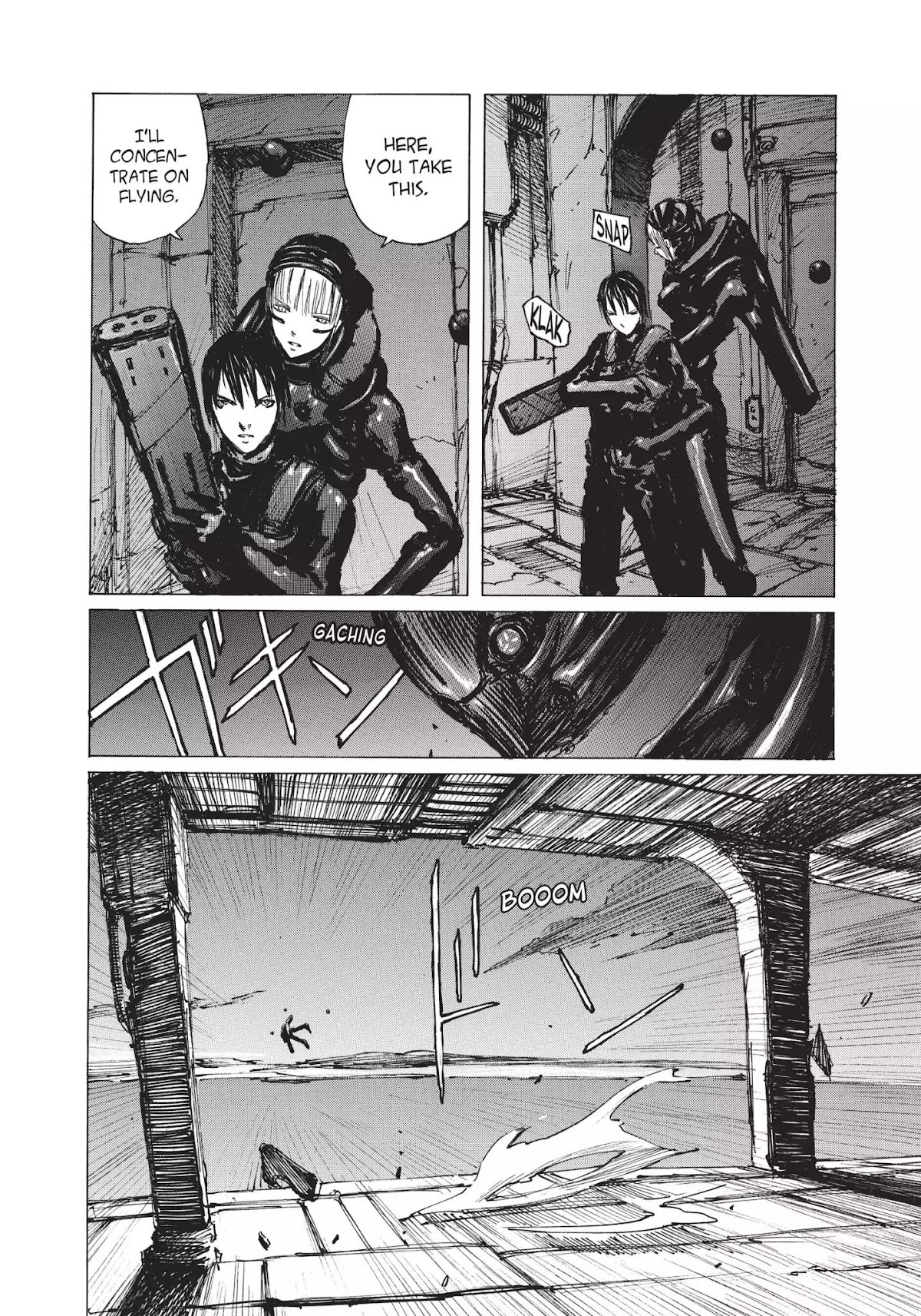 Blame! Chapter 26 page 28 - Chapter 26: Vol.3 LOG.26: The Unstable Cave