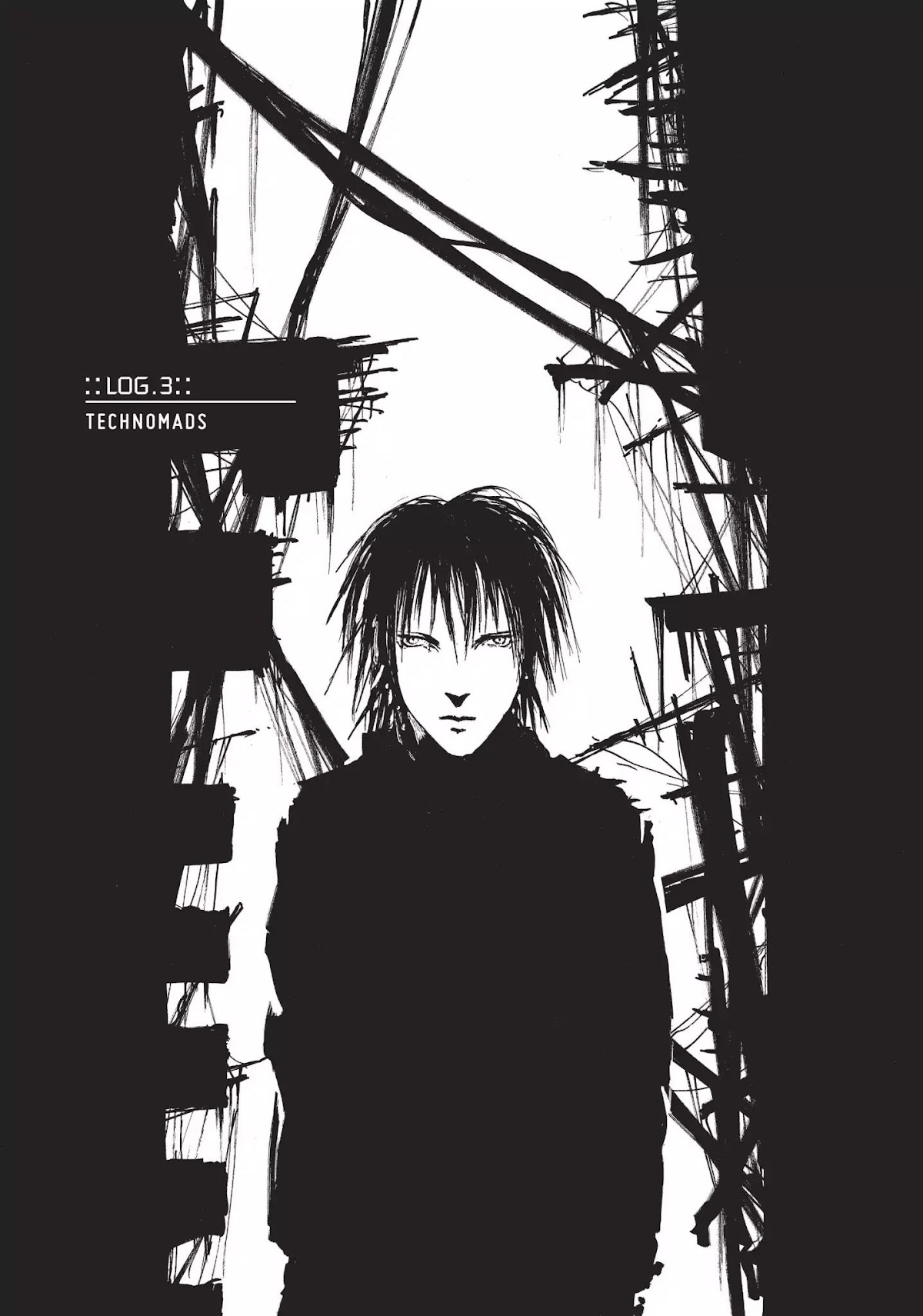 Blame! Chapter 3 page 1 - Chapter 3: Vol.1 LOG.3: Technomads