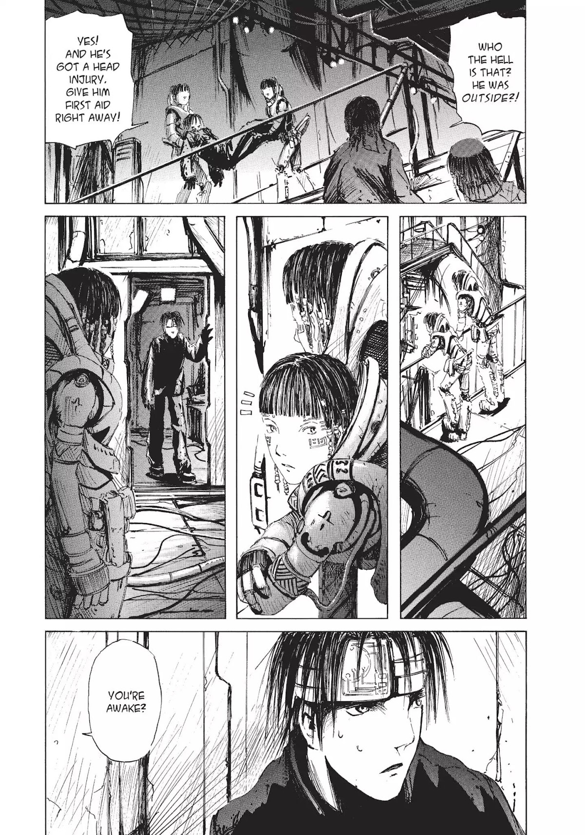 Blame! Chapter 3 page 12 - Chapter 3: Vol.1 LOG.3: Technomads
