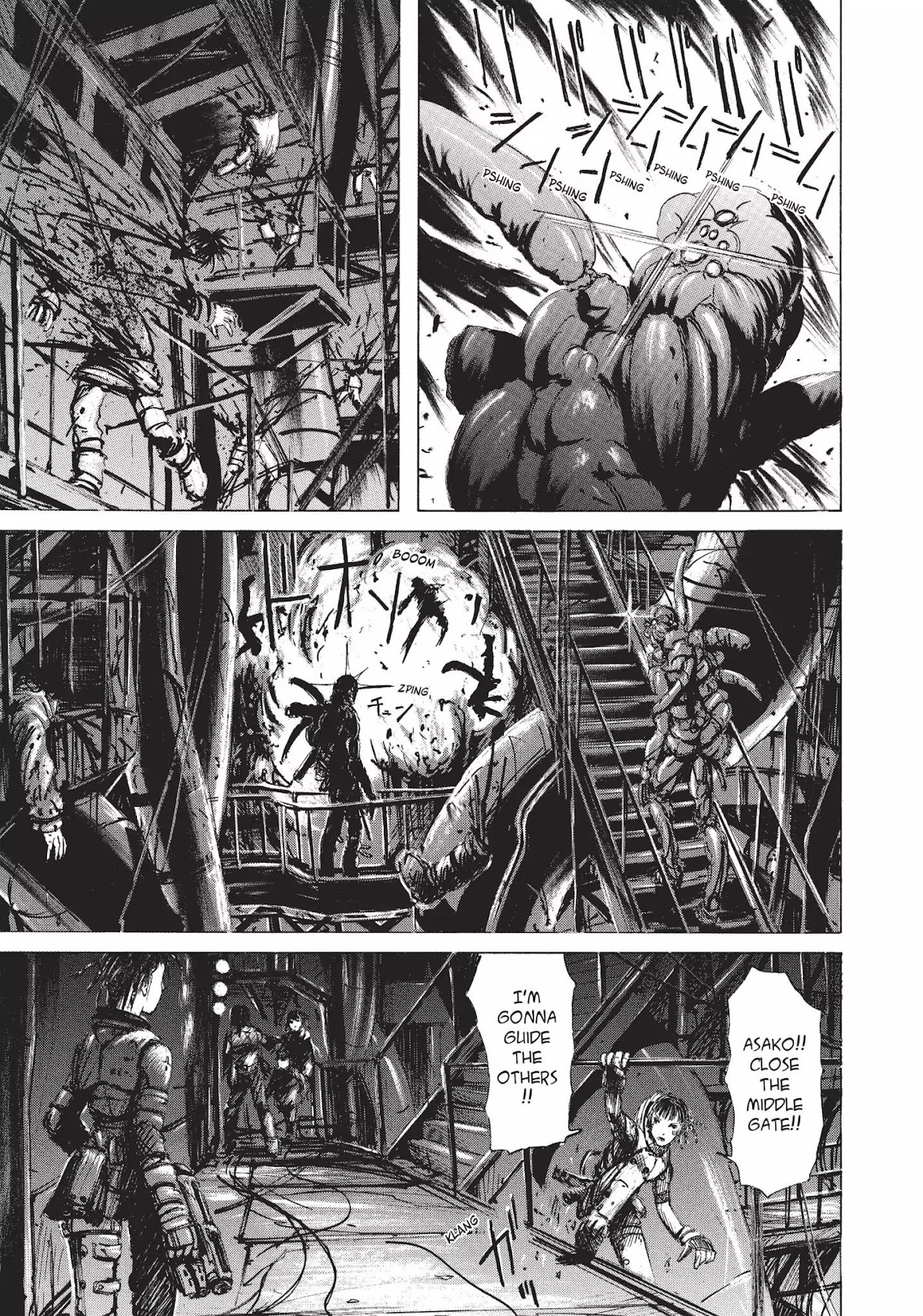 Blame! Chapter 3 page 17 - Chapter 3: Vol.1 LOG.3: Technomads