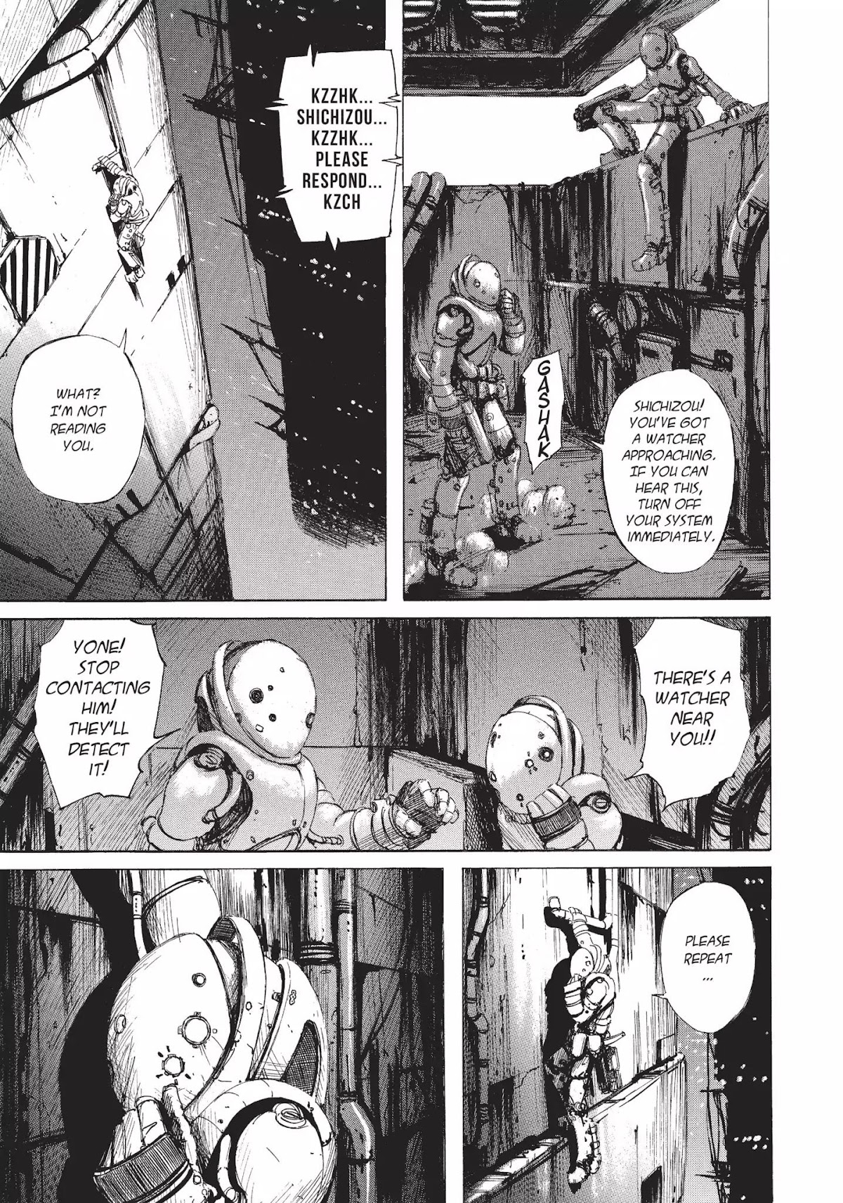 Blame! Chapter 3 page 3 - Chapter 3: Vol.1 LOG.3: Technomads