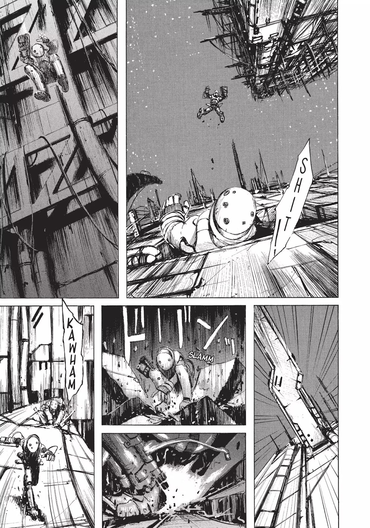 Blame! Chapter 3 page 7 - Chapter 3: Vol.1 LOG.3: Technomads