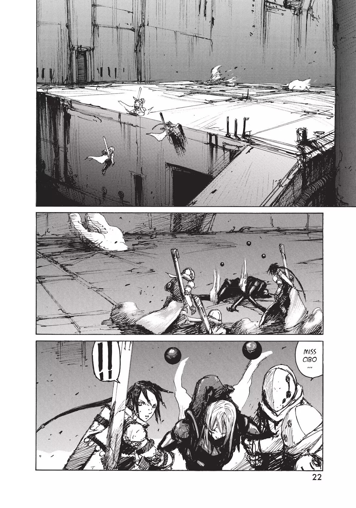 Blame! Chapter 31 page 23 - Chapter 31: Vol.4 LOG.31: Sanakan and Cibo