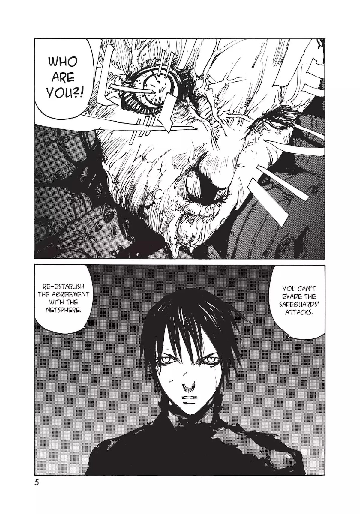 Blame! Chapter 31 page 6 - Chapter 31: Vol.4 LOG.31: Sanakan and Cibo