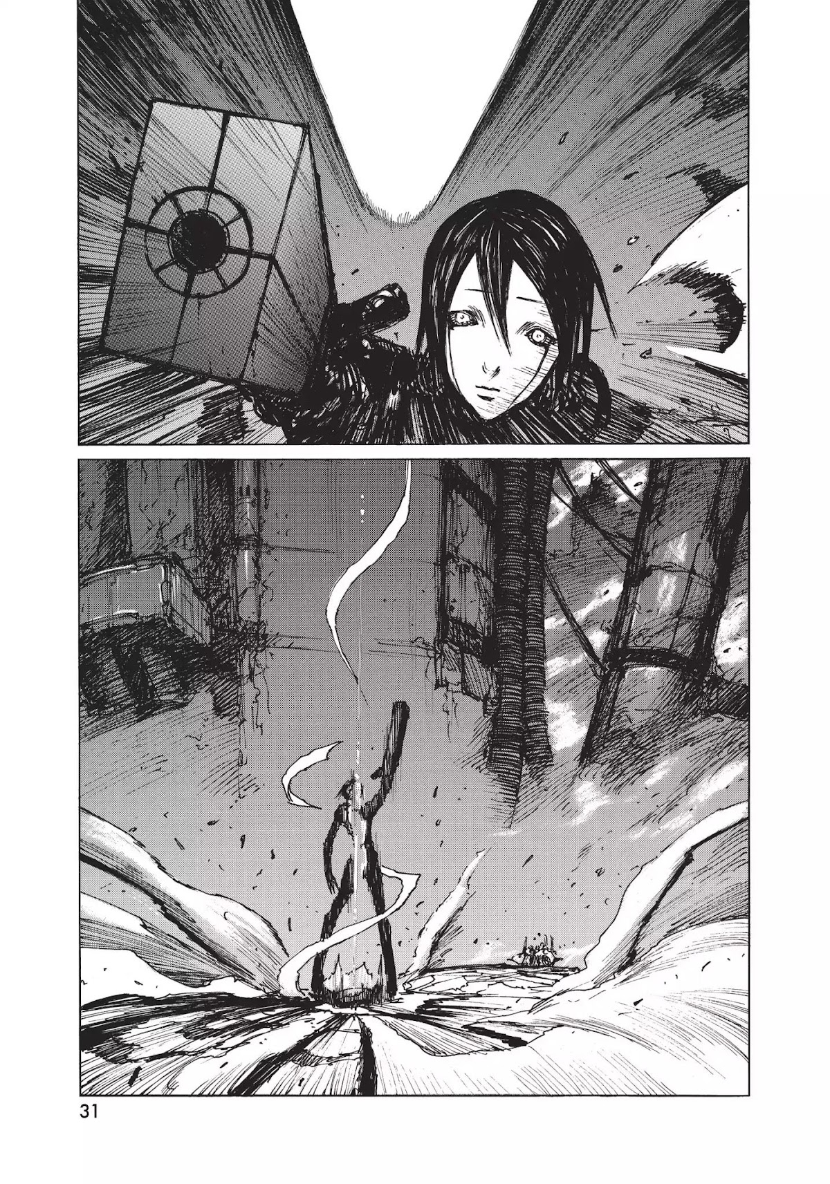 Blame! Chapter 32 page 3 - Chapter 32: Vol.4 LOG.32: Vibrations