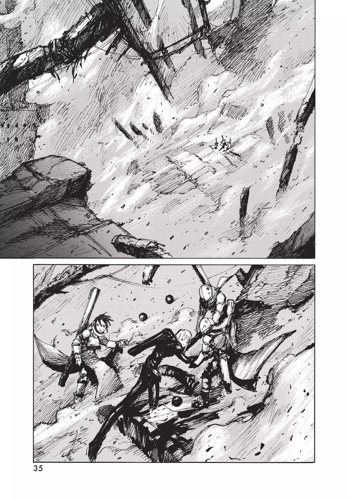 Blame! Chapter 32 page 7 - Chapter 32: Vol.4 LOG.32: Vibrations