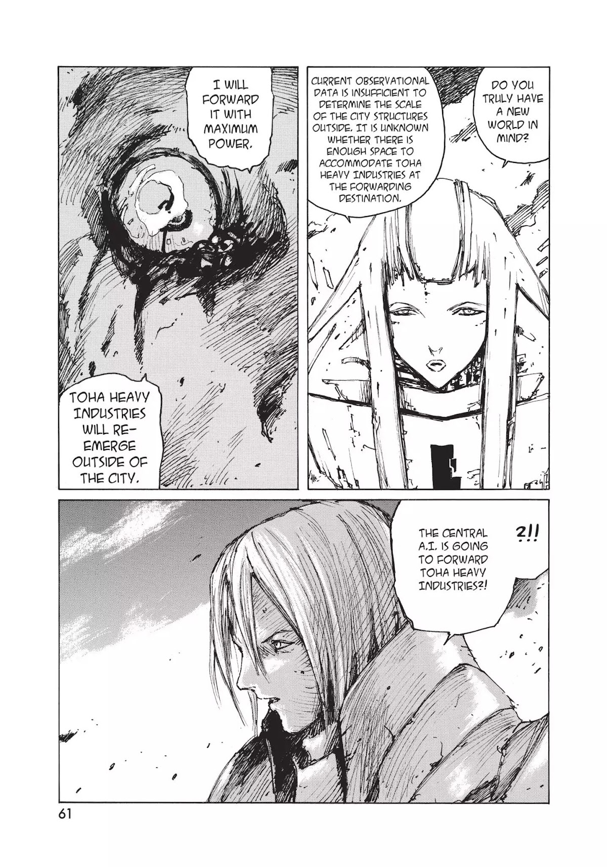Blame! Chapter 33 page 4 - Chapter 33: Vol.4 LOG.33: Collapse