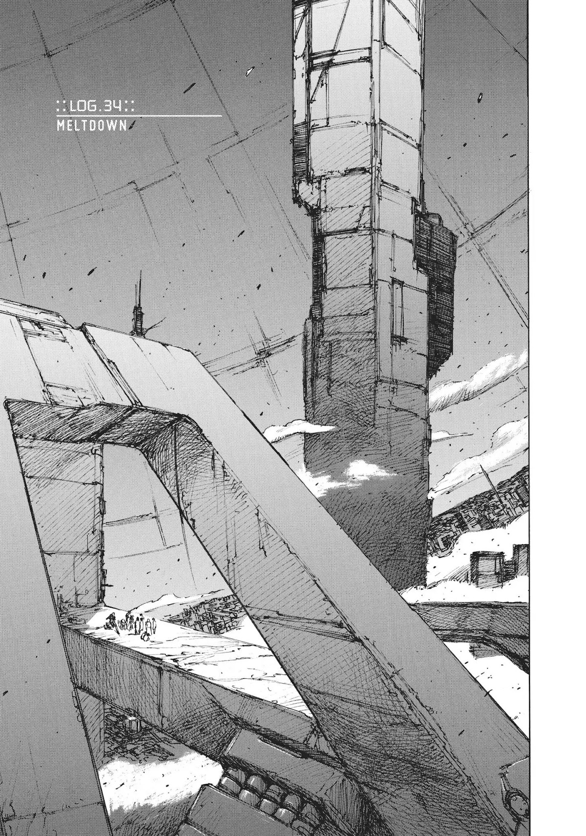 Blame! Chapter 34 page 1 - Chapter 34: Vol.4 LOG.34: Meltdown