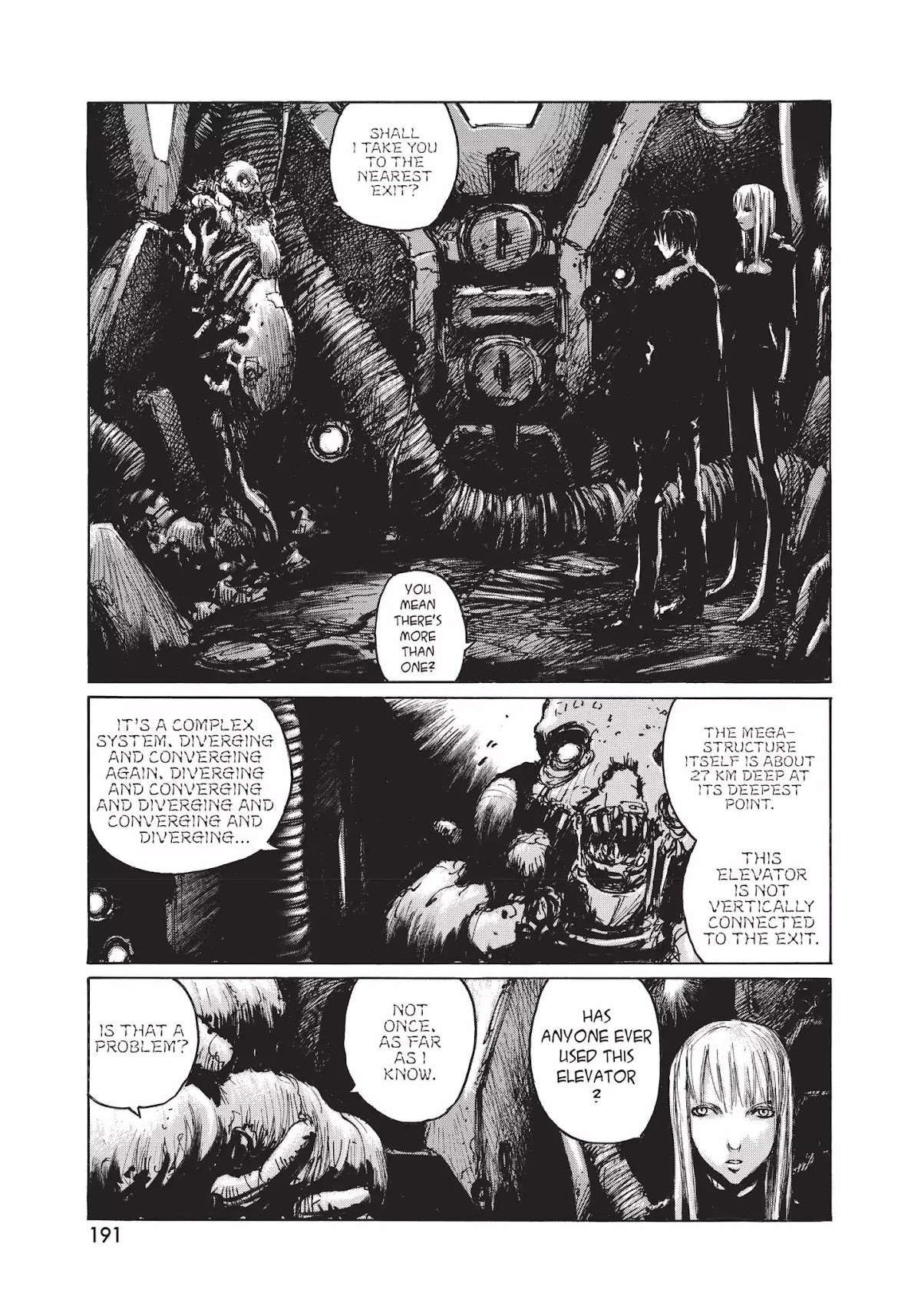 Blame! Chapter 37 page 15 - Chapter 37: Vol.4 LOG.37: The Unofficial Megastructure