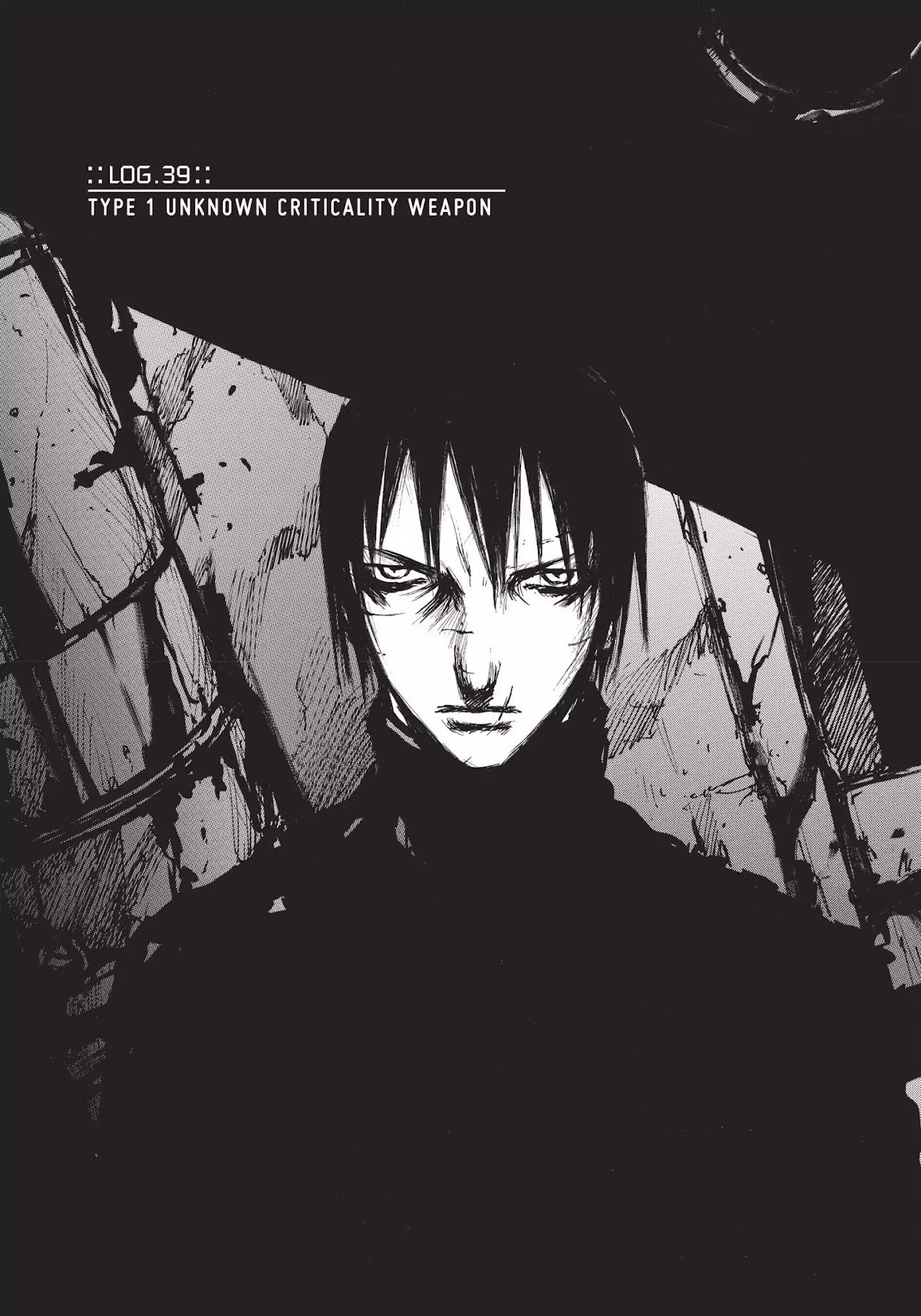 Blame! Chapter 39 page 1 - Chapter 39: Vol.4 LOG.39: Type 1 Unknown Criticality Weapon