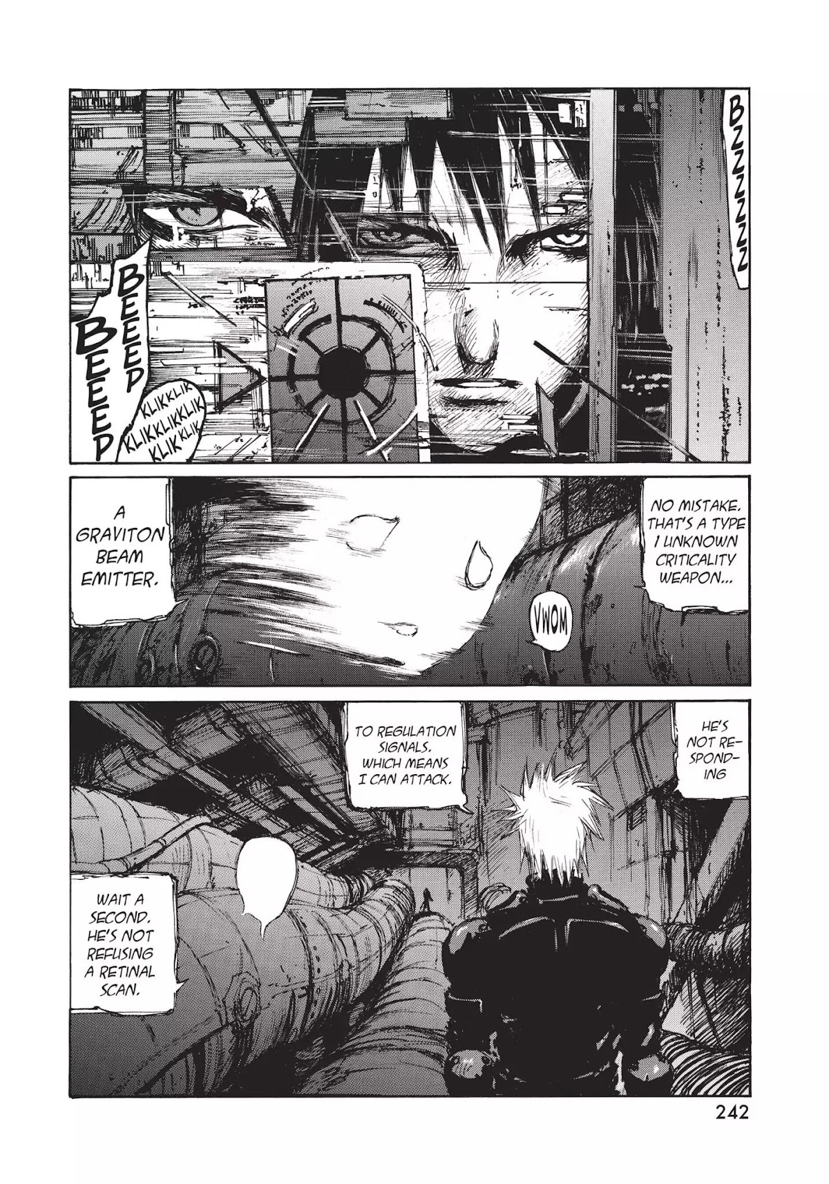 Blame! Chapter 39 page 4 - Chapter 39: Vol.4 LOG.39: Type 1 Unknown Criticality Weapon