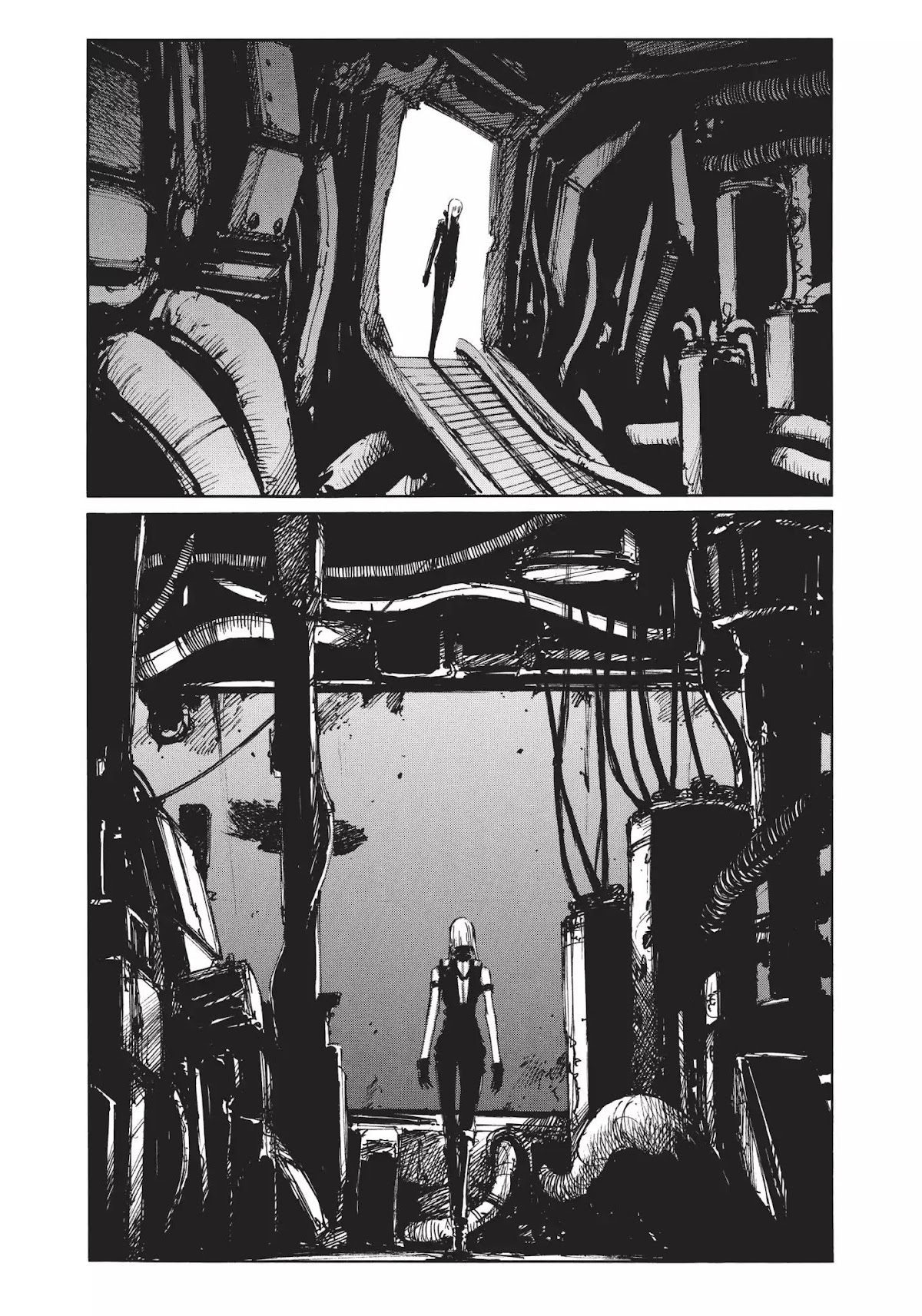 Blame! Chapter 40 page 7 - Chapter 40: Vol.4 LOG.40: Captured