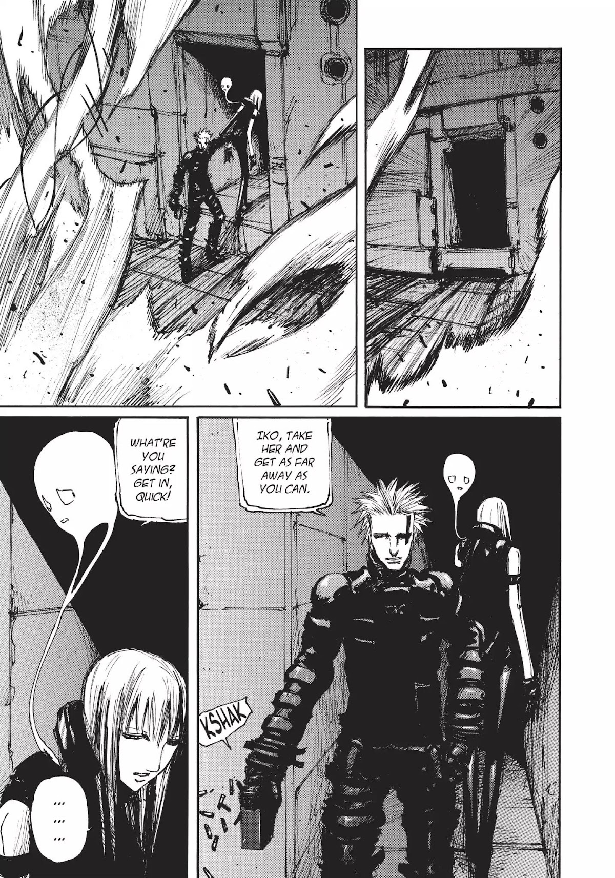 Blame! Chapter 41 page 21 - Chapter 41: Vol.4 LOG.41: Anti-Infiltration Electronic Space