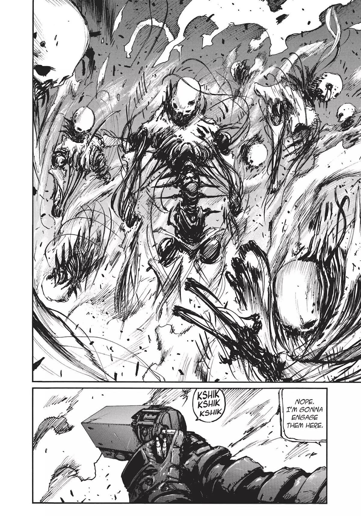 Blame! Chapter 41 page 22 - Chapter 41: Vol.4 LOG.41: Anti-Infiltration Electronic Space