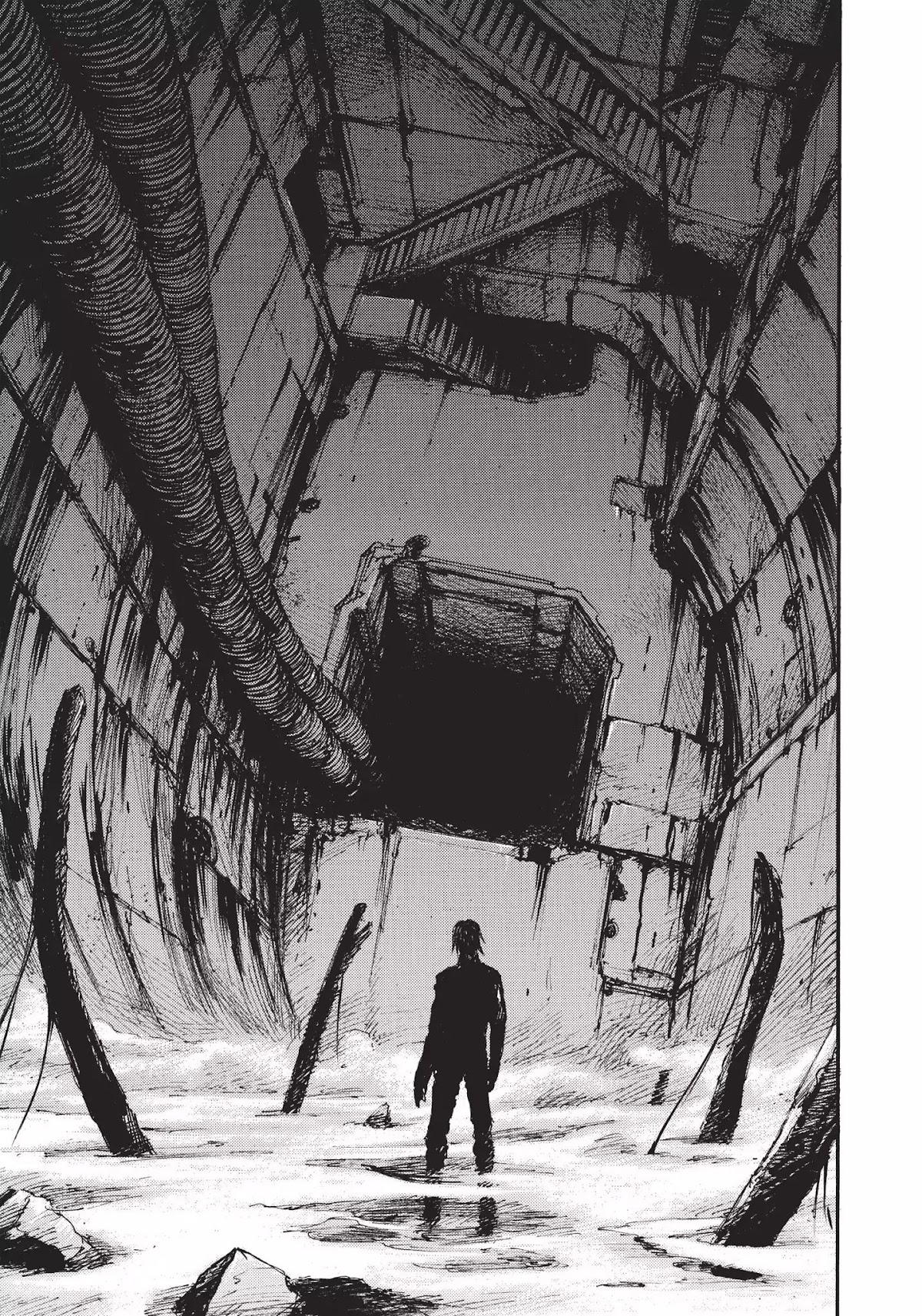 Blame! Chapter 42 page 10 - Chapter 42: Vol.4 LOG.42: Internal Fissures in the Megastructure