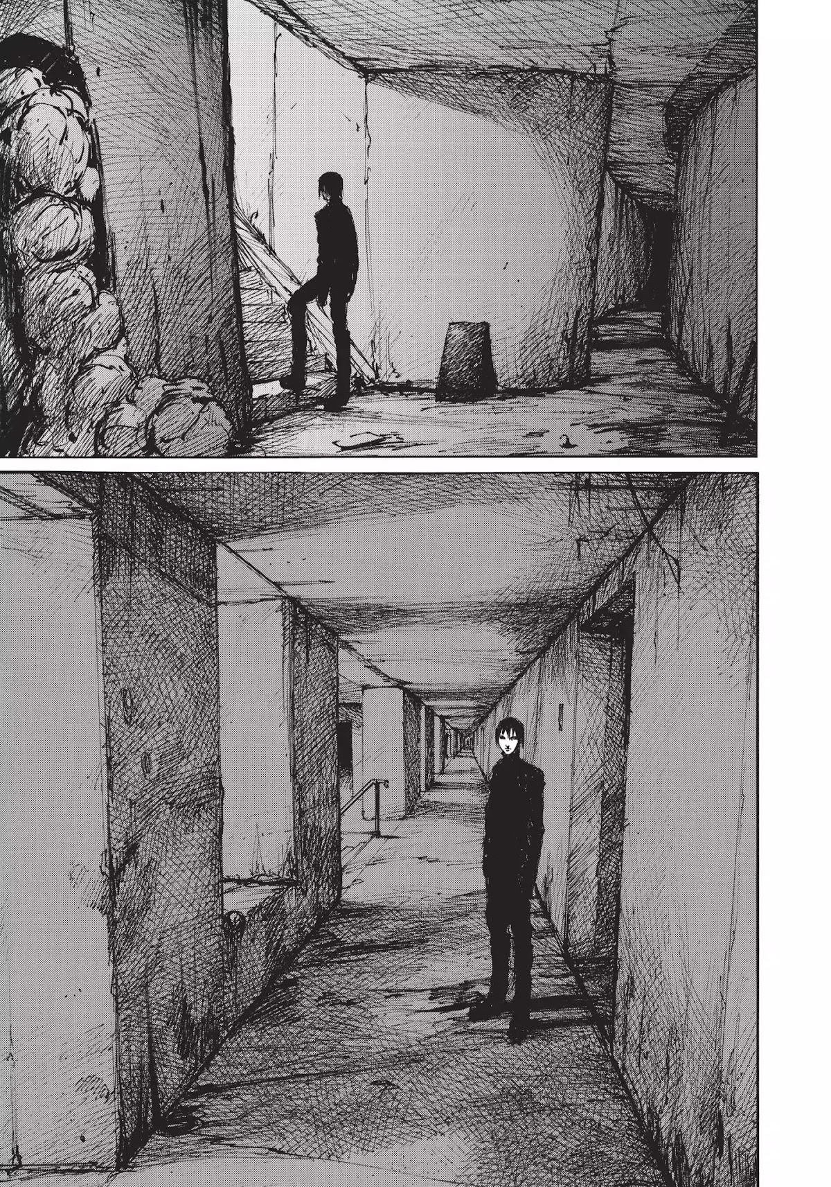 Blame! Chapter 42 page 12 - Chapter 42: Vol.4 LOG.42: Internal Fissures in the Megastructure