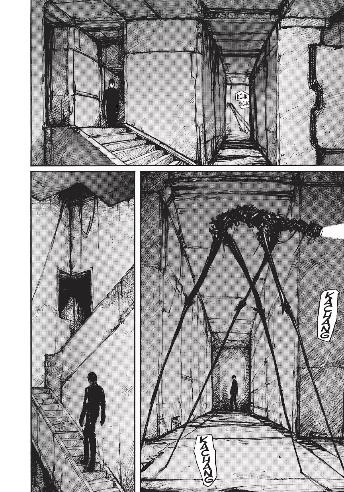 Blame! Chapter 42 page 13 - Chapter 42: Vol.4 LOG.42: Internal Fissures in the Megastructure