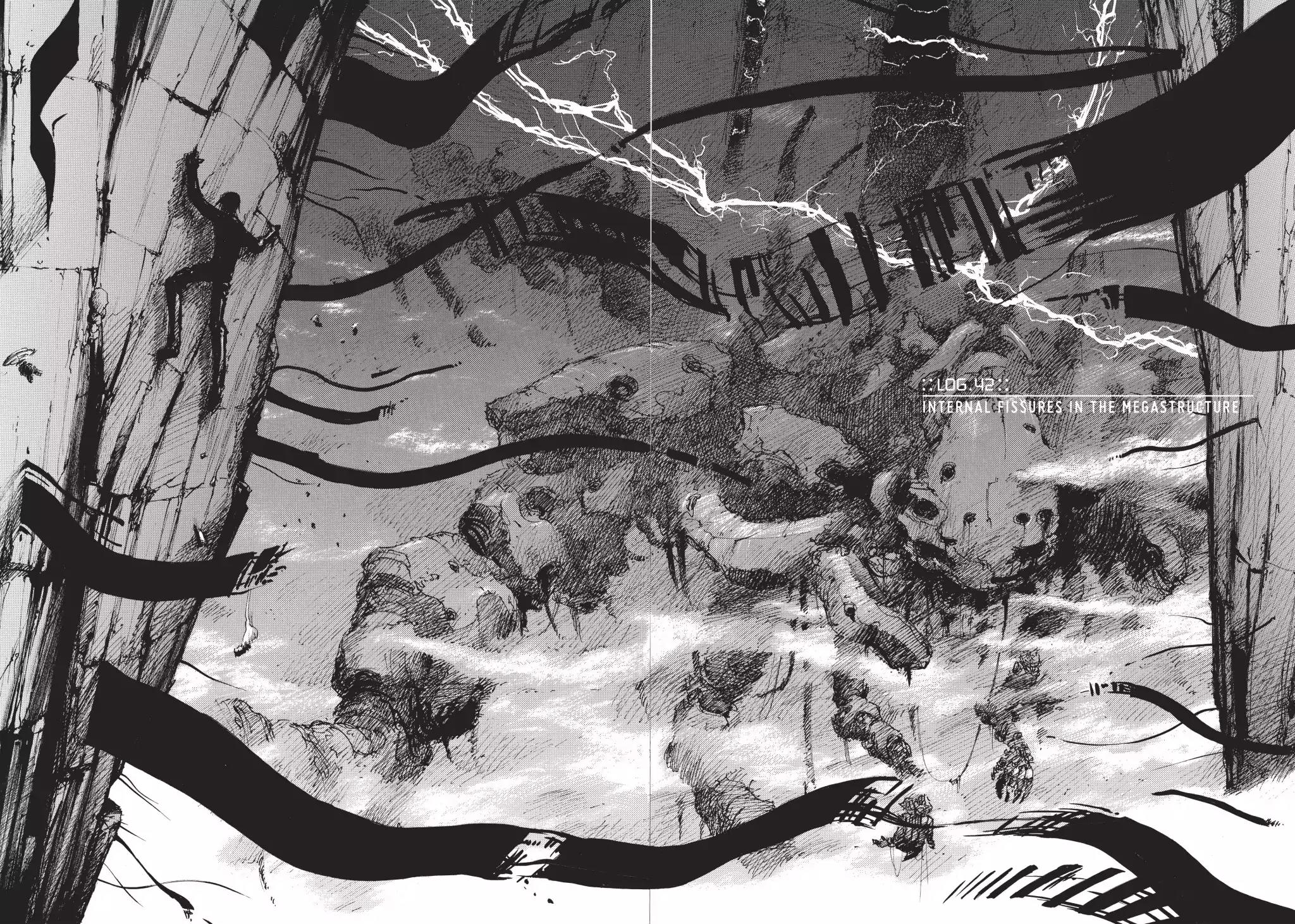 Blame! Chapter 42 page 2 - Chapter 42: Vol.4 LOG.42: Internal Fissures in the Megastructure