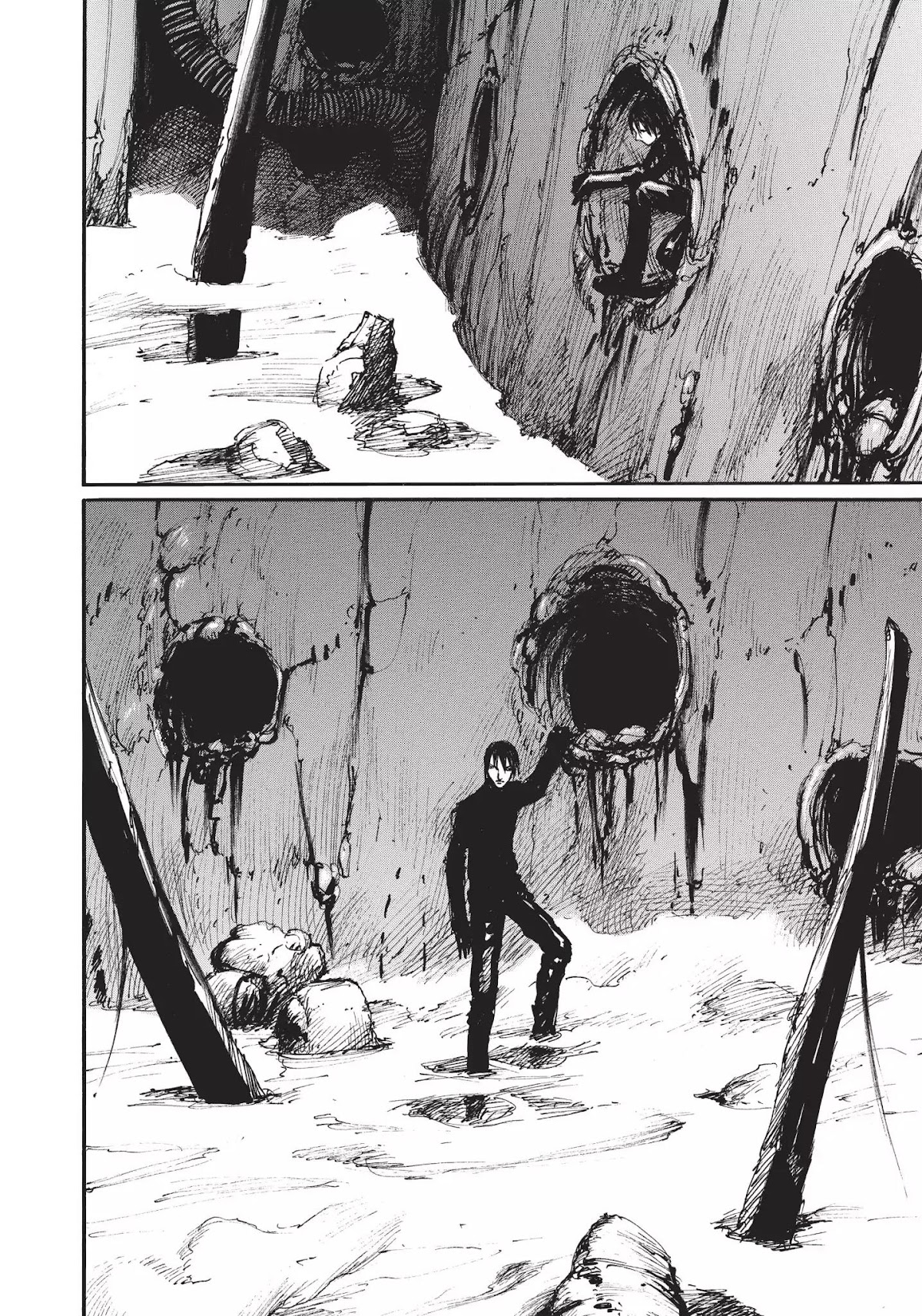 Blame! Chapter 42 page 9 - Chapter 42: Vol.4 LOG.42: Internal Fissures in the Megastructure