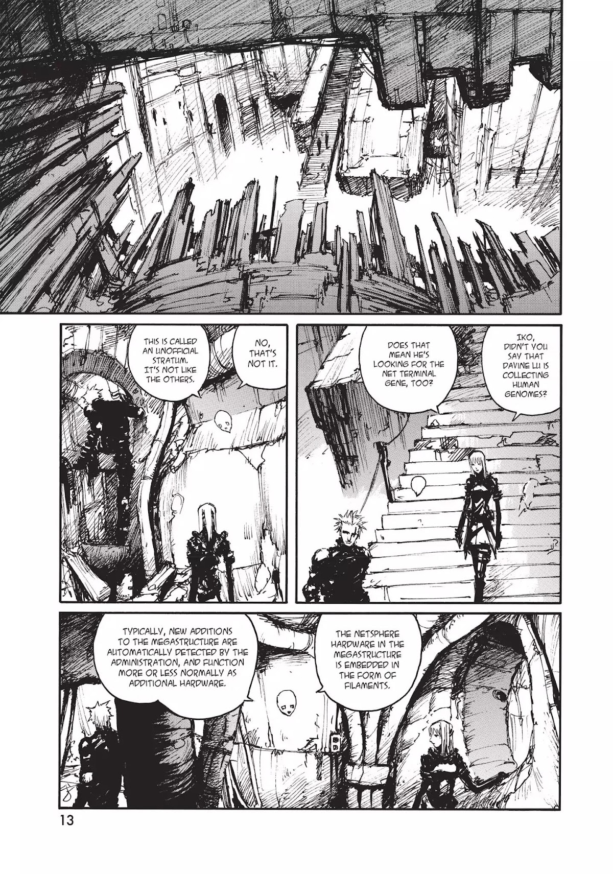 Blame! Chapter 43 page 14 - Chapter 43: Vol.5 LOG.43: Provisional Safeguards