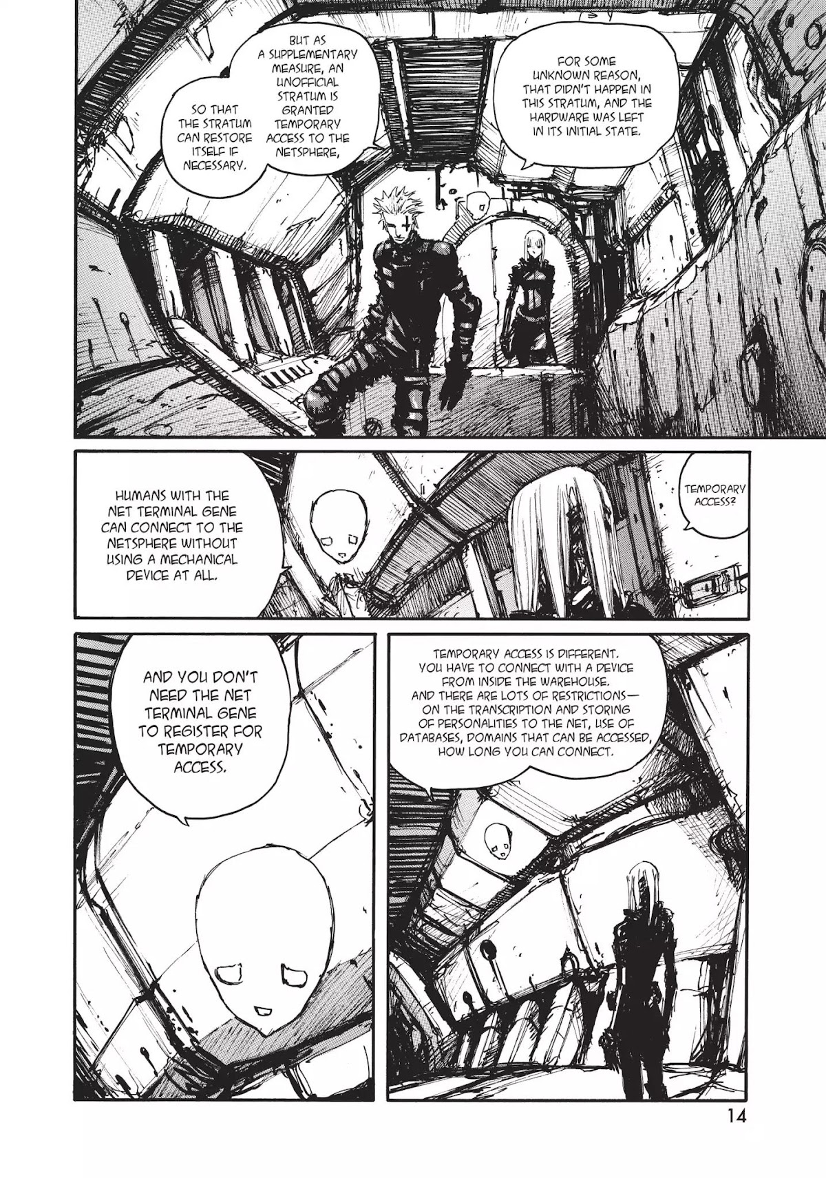 Blame! Chapter 43 page 15 - Chapter 43: Vol.5 LOG.43: Provisional Safeguards
