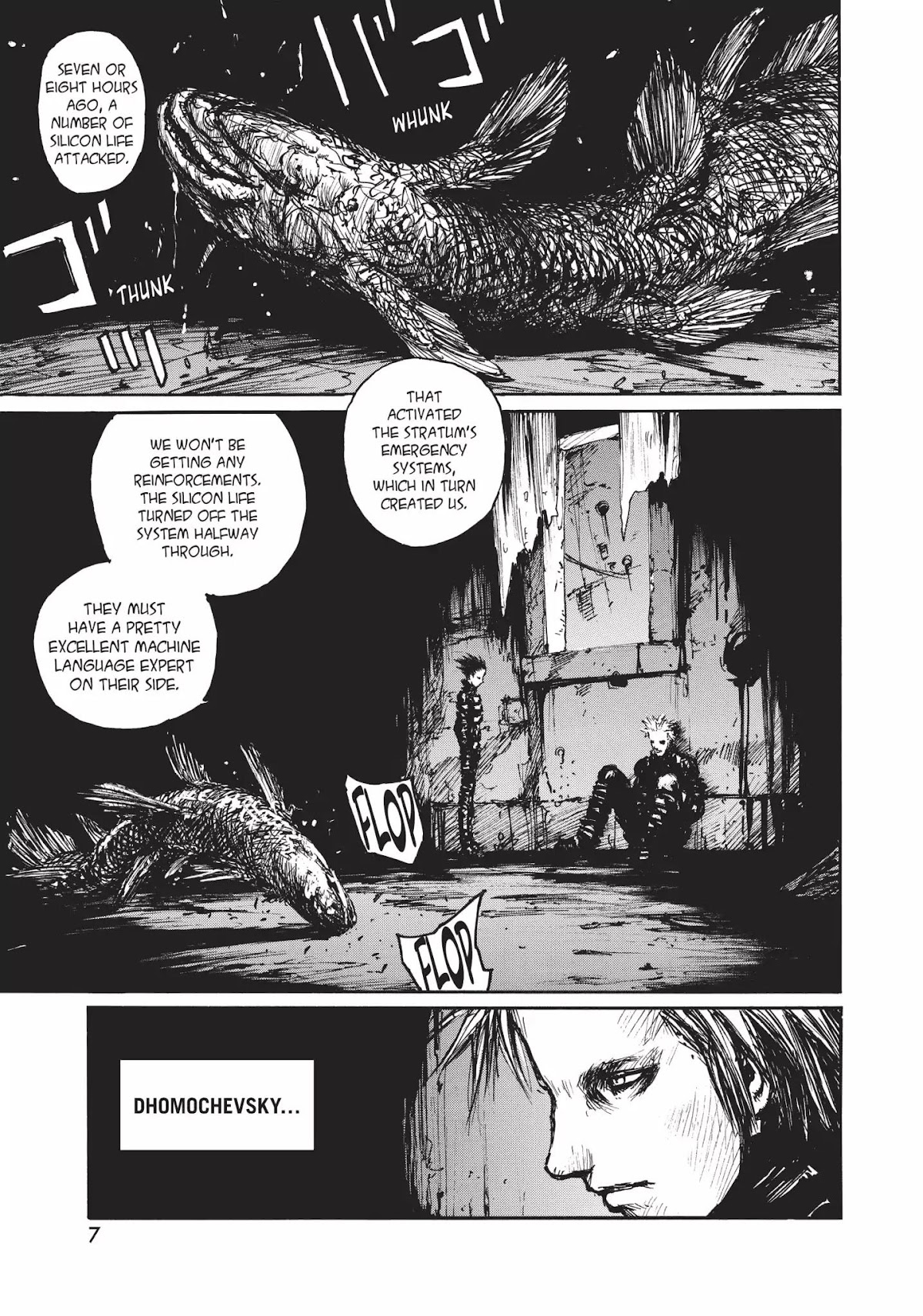 Blame! Chapter 43 page 8 - Chapter 43: Vol.5 LOG.43: Provisional Safeguards