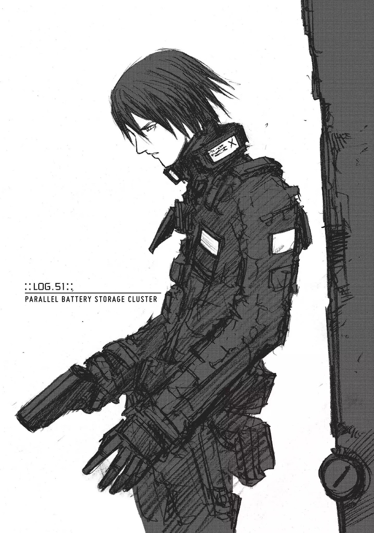 Blame! Chapter 51 page 1 - Chapter 51: Vol.5 LOG.51: Parallel Battery Storage Cluster