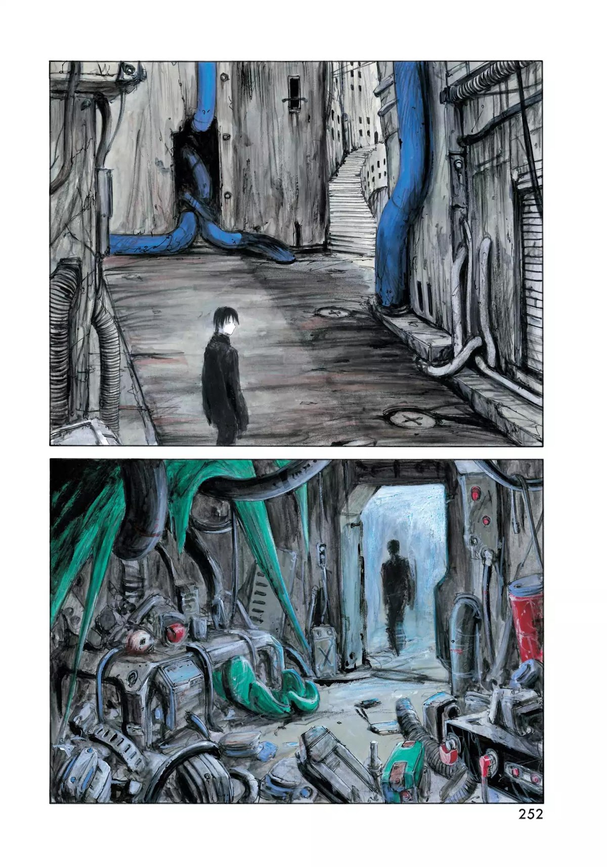 Blame! Chapter 7.5 page 2 - Vol.1 EX-LOG: Abandoned Nest