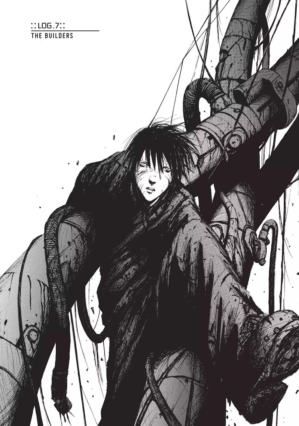 Blame! Chapter 7 page 1 - Chapter 7: Vol.1 LOG.7: The Builders