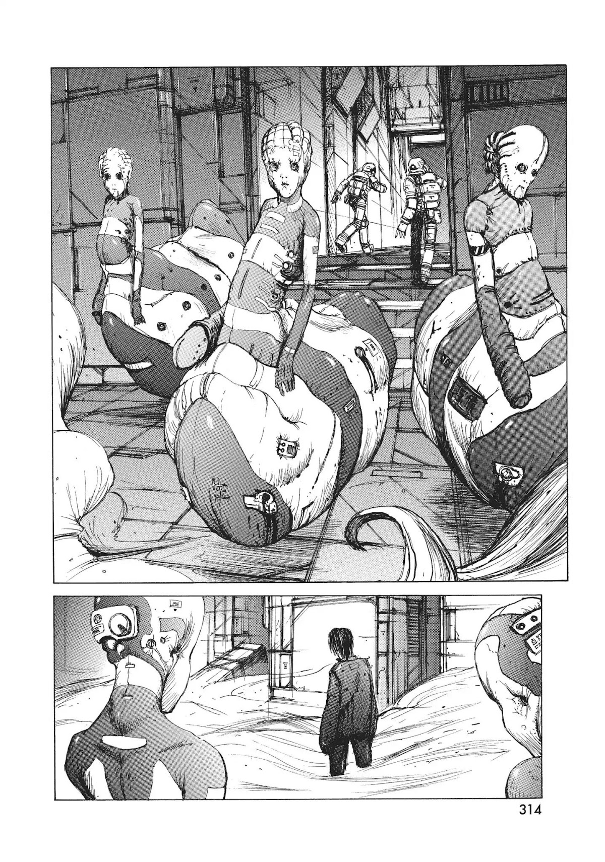 Blame! Chapter 8 page 58 - Chapter 8: Vol.1 LOG.8: The Cluster