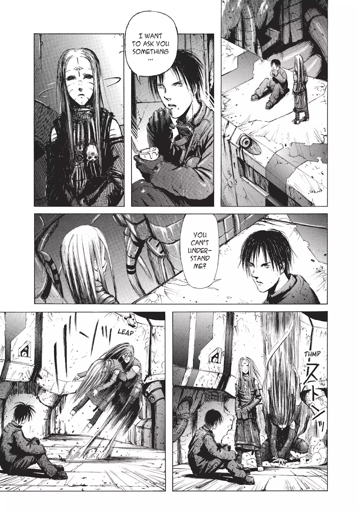 Blame! Chapter 8 page 8 - Chapter 8: Vol.1 LOG.8: The Cluster