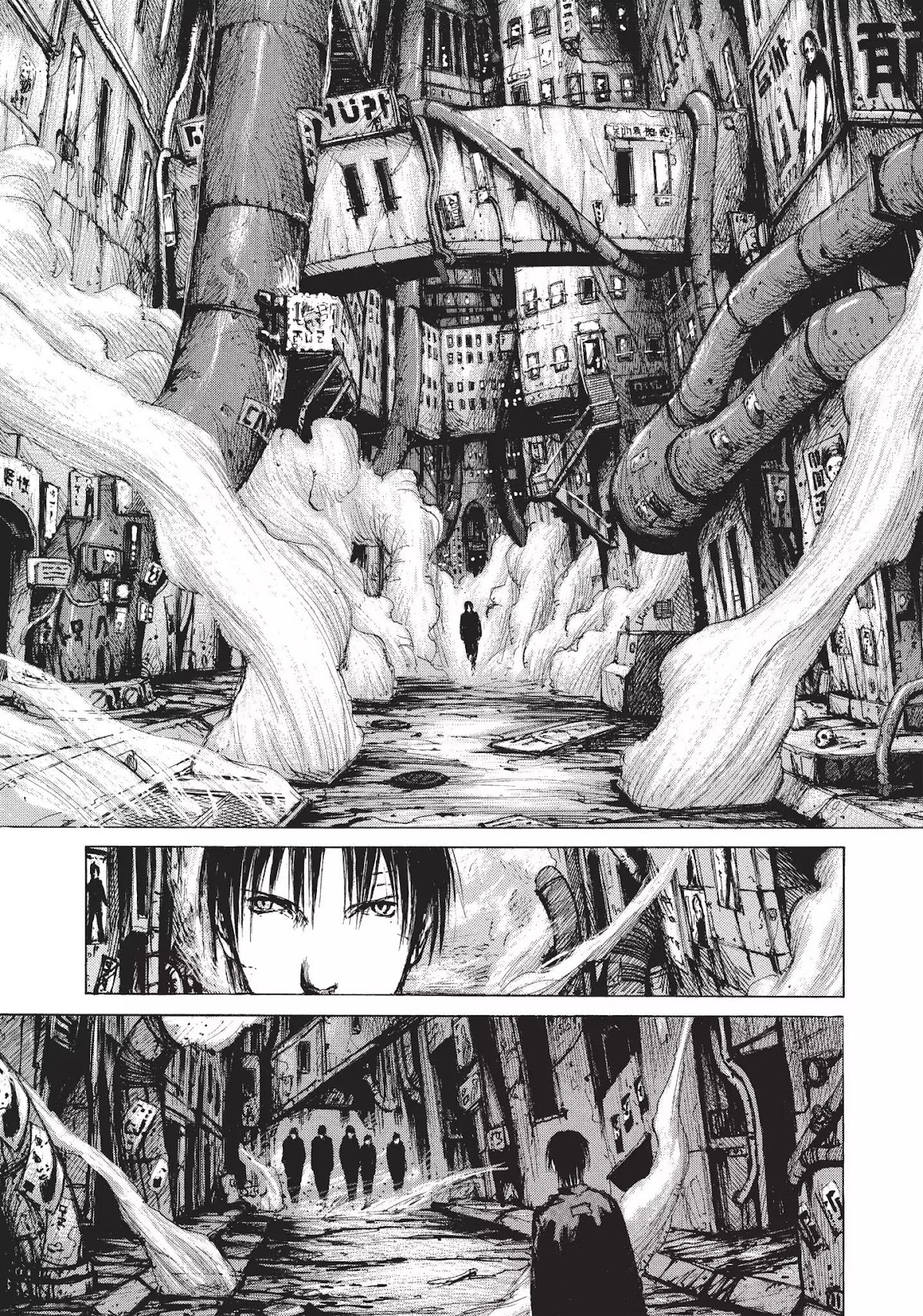 Blame! Chapter 9 page 9 - Chapter 9: Vol.1 LOG.9: Bio-Electric, Inc.