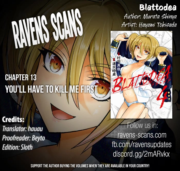 Blattodea Chapter 14 page 1 - Chapter 14: You'll have to kill me first