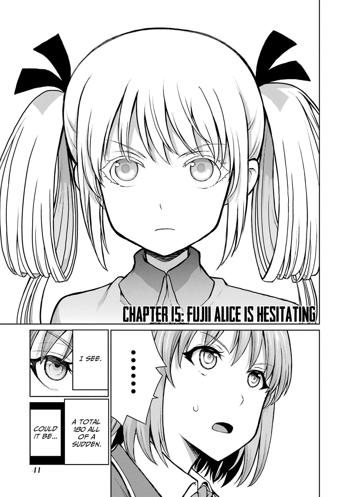 Blattodea Chapter 15 page 2 - Chapter 15: Fujii Alice is hesitating