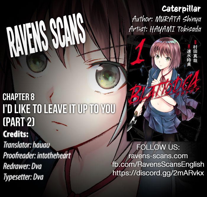 Blattodea Chapter 8.5 page 1 - Chapter 8.5: I'll Leave it Up To You (Part 2)